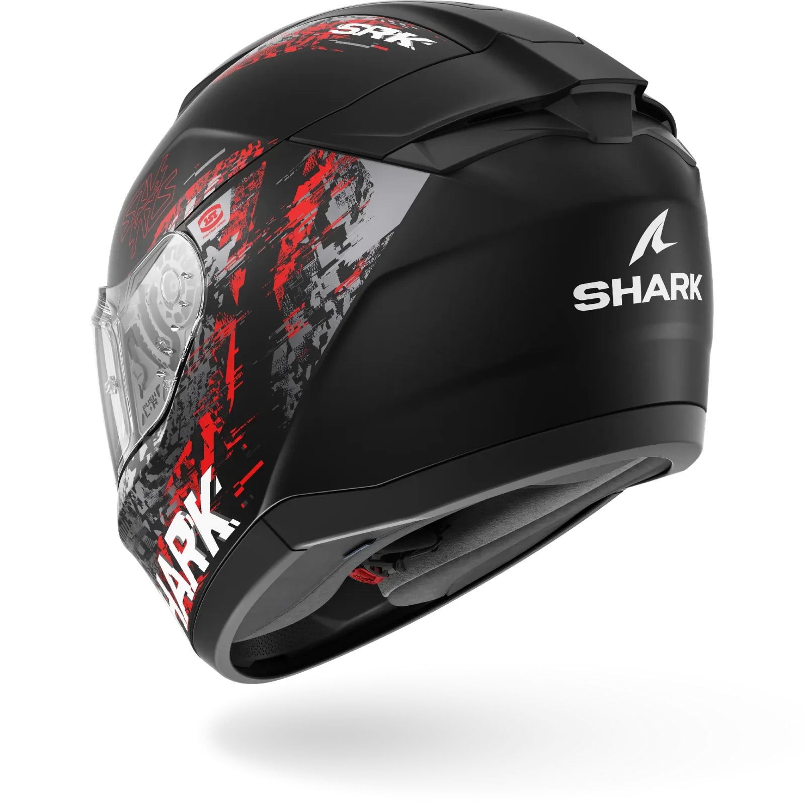 Каска Shark Ridill 2 Speed-Vib Black Anthracite Red Mat