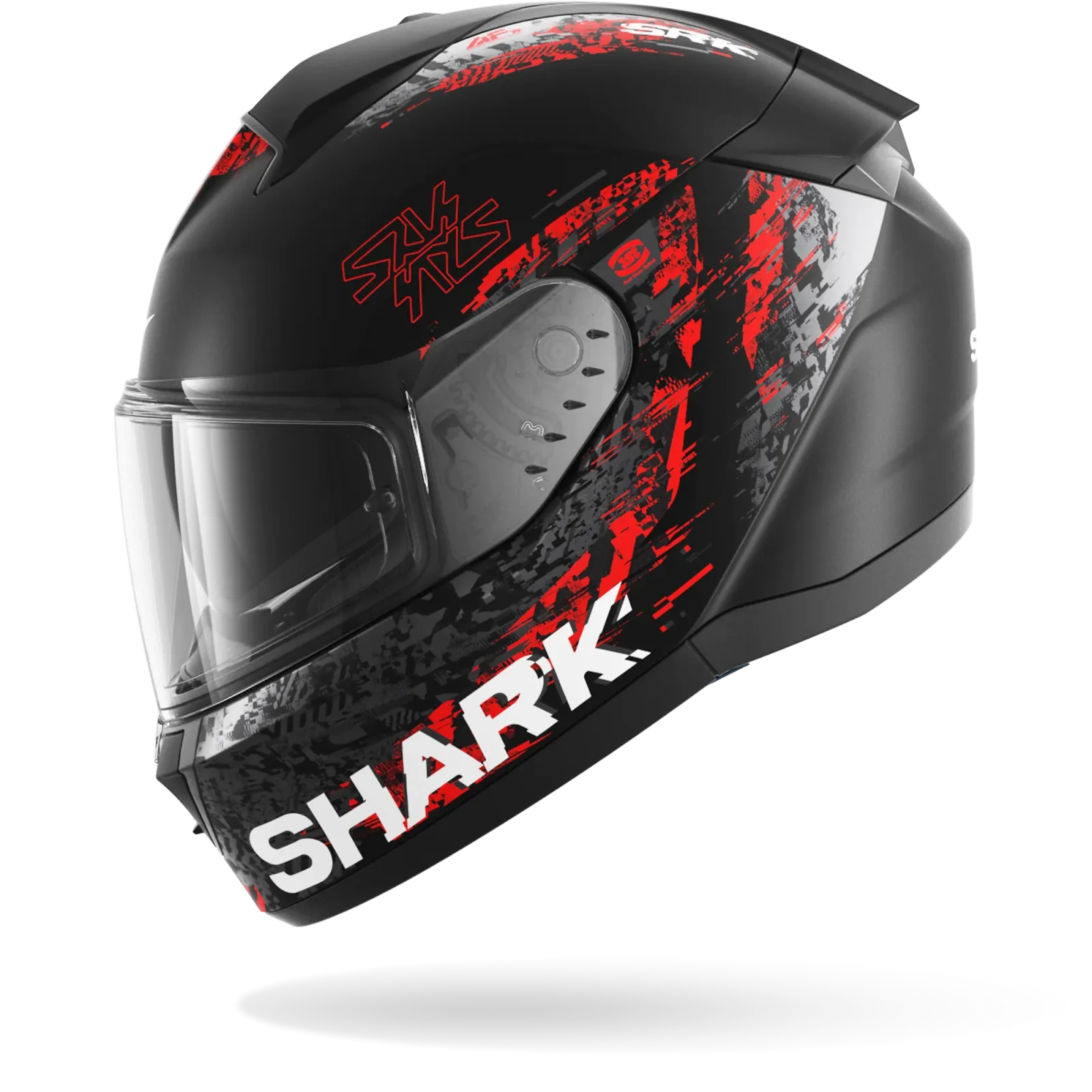Каска Shark Ridill 2 Speed-Vib Black Anthracite Red Mat