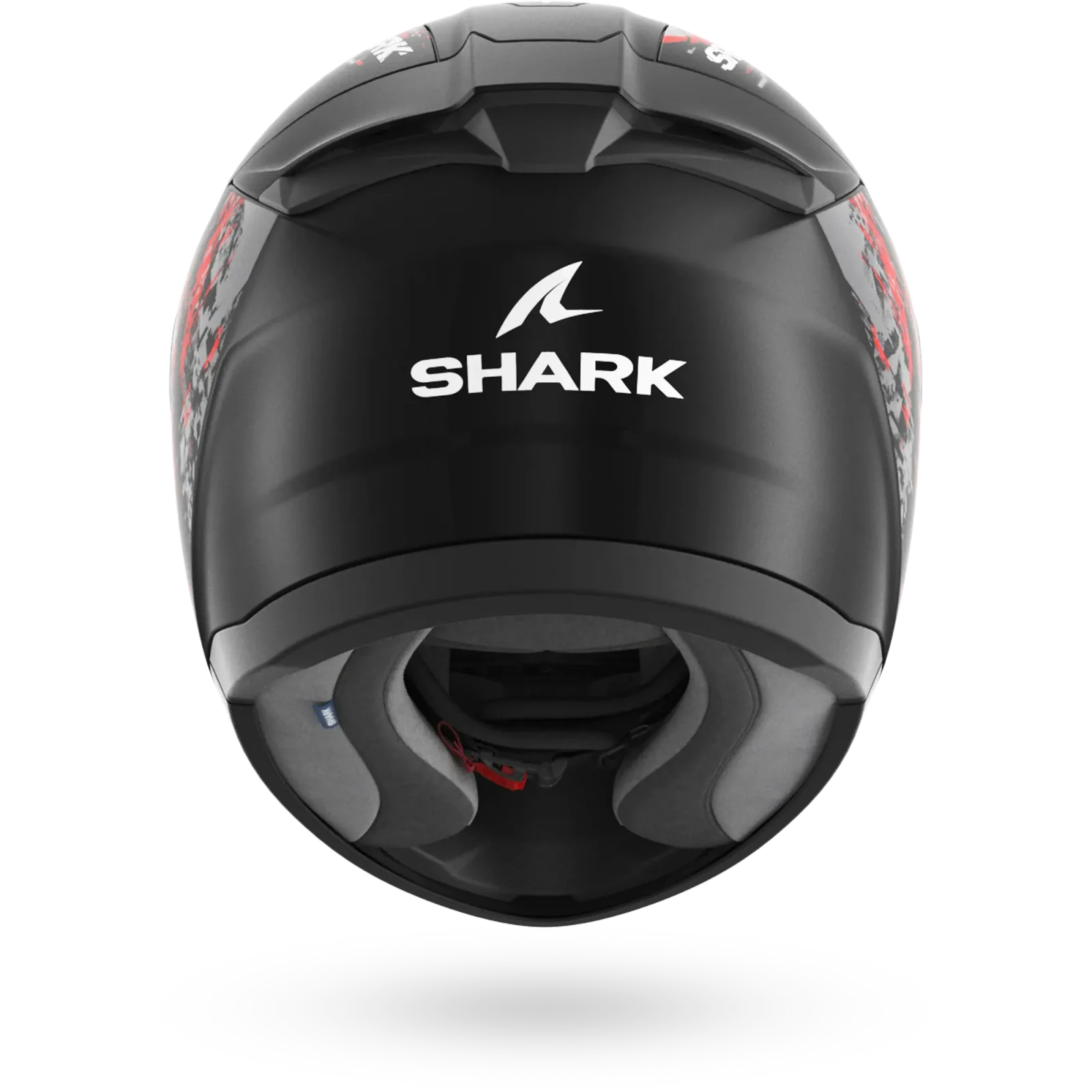 Каска Shark Ridill 2 Speed-Vib Black Anthracite Red Mat
