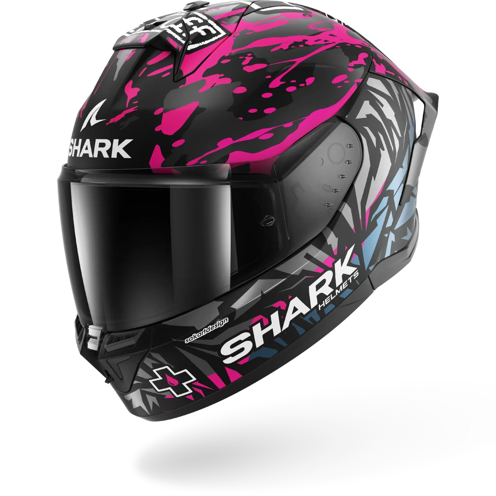 Каска Shark Skwal Cup Replica Redding Black Violet Blue Mat