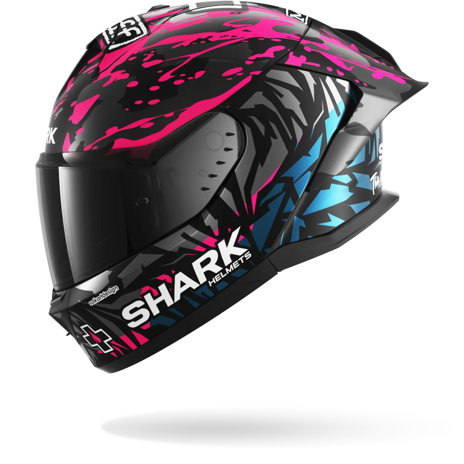 Каска Shark Skwal Cup Replica Redding Black Violet Blue Mat