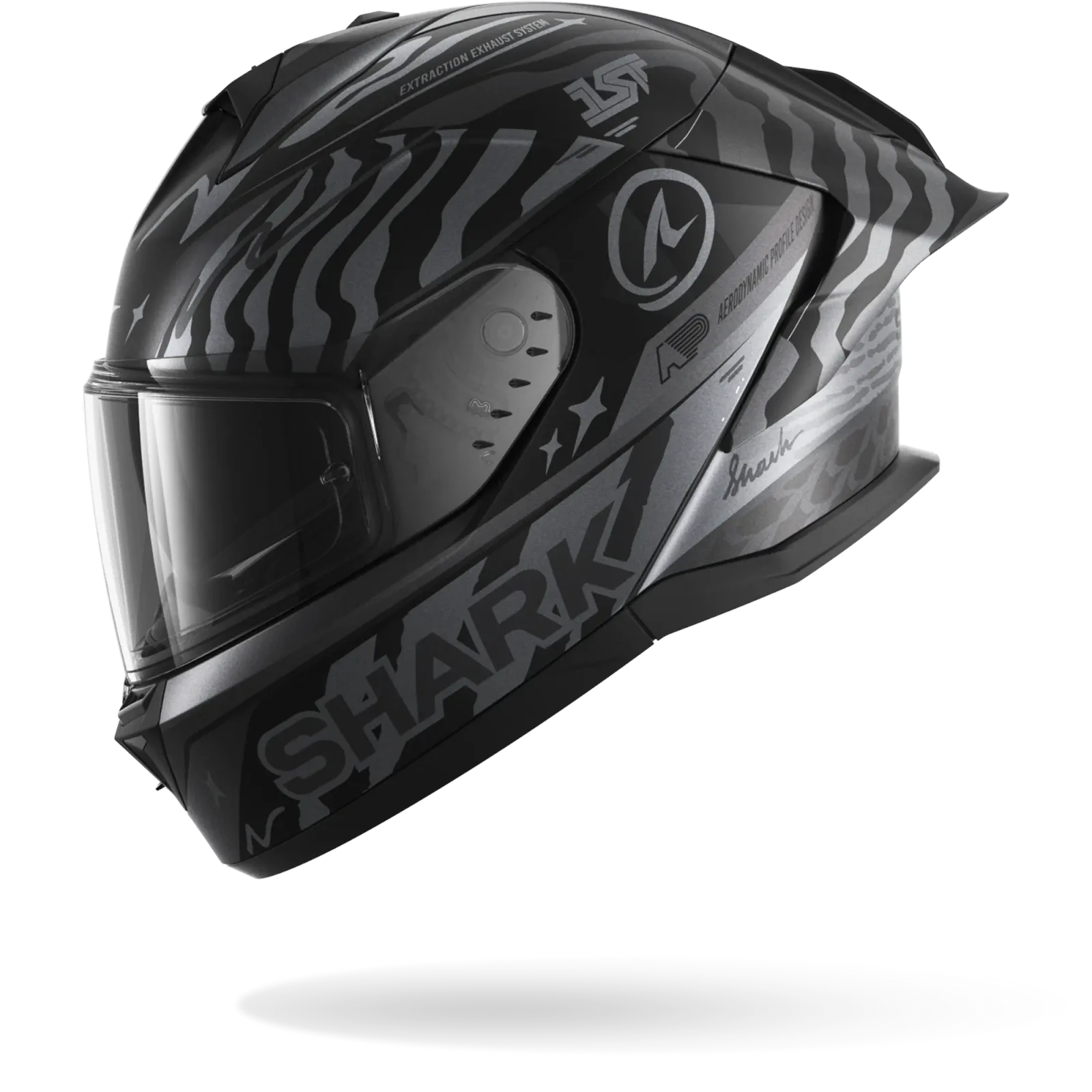 Каска Shark Skwal Cup Speed-Fancy Black Anthracite Silver Mat