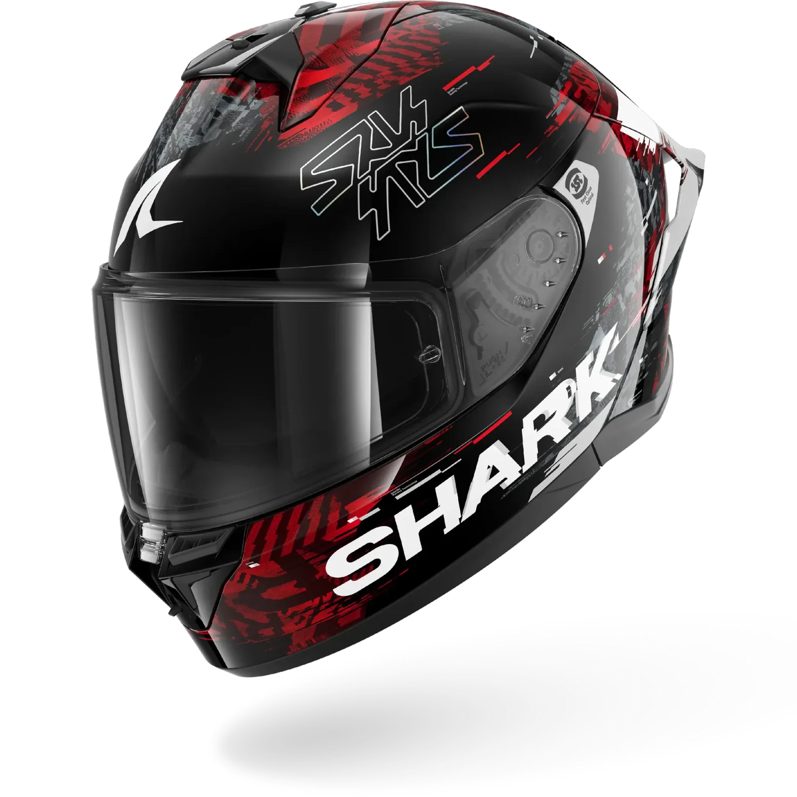 Каска Shark Skwal Cup Speed-Vib Black Red Silver