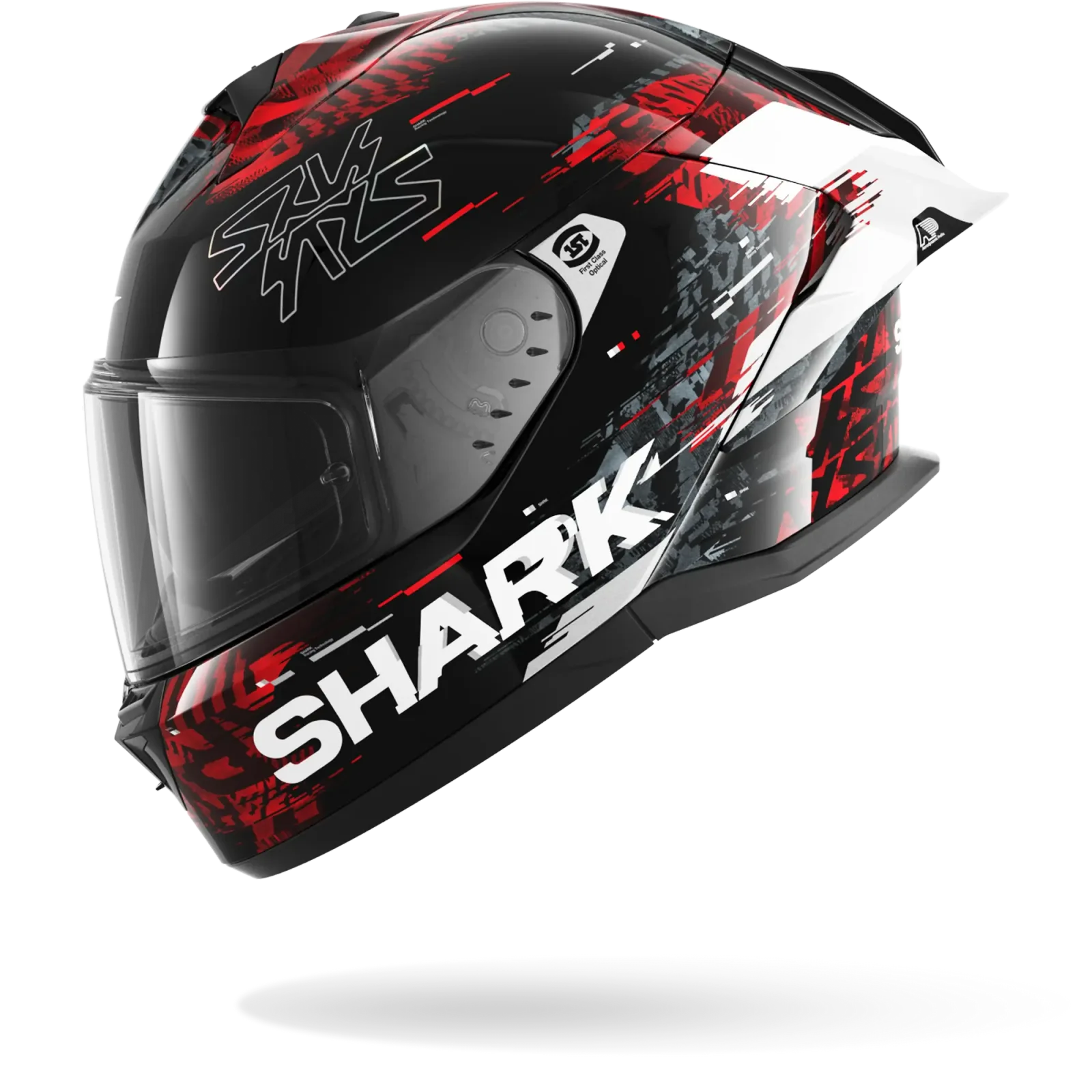 Каска Shark Skwal Cup Speed-Vib Black Red Silver