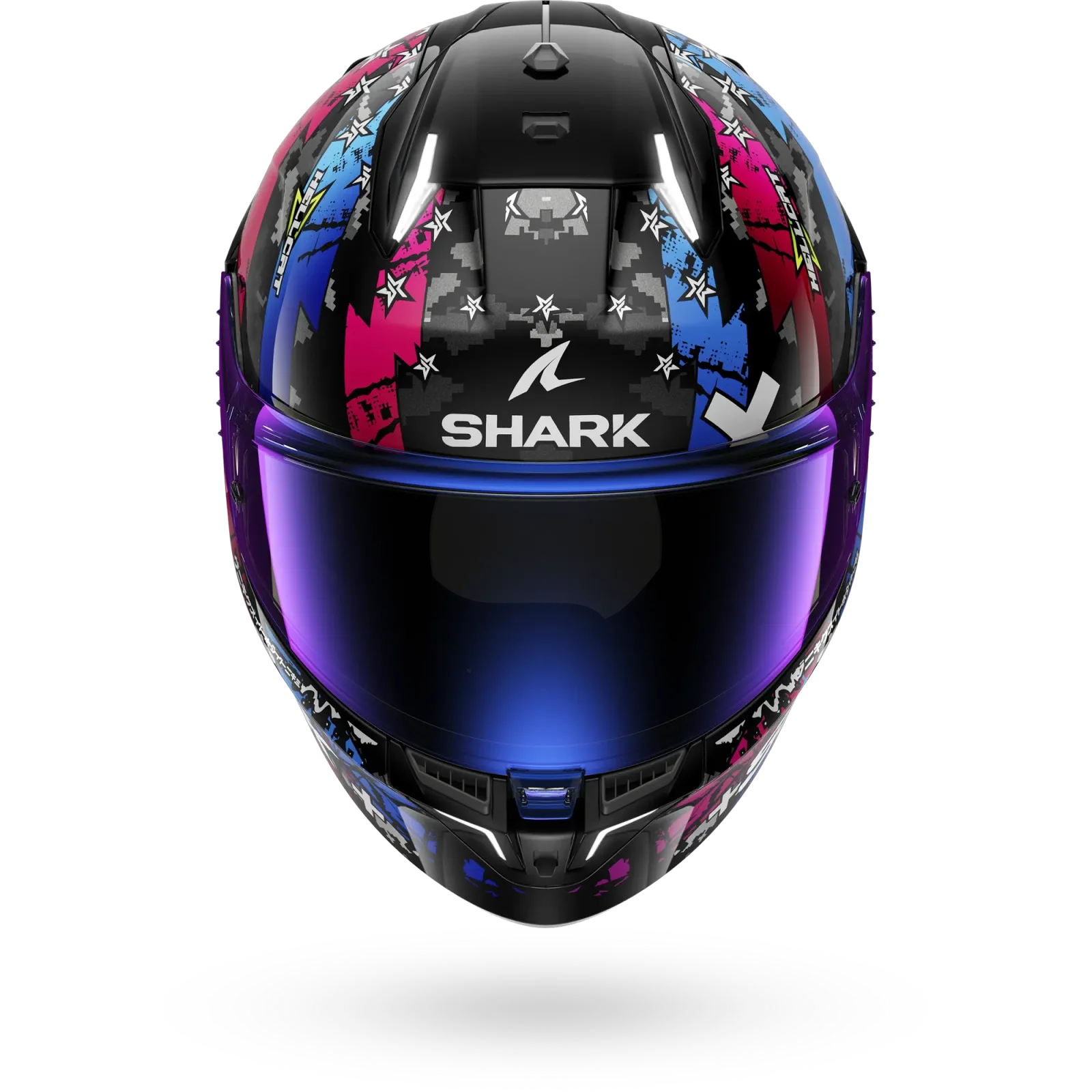 Каска Shark Skwal i3 Hellcat Black Chrome Blue