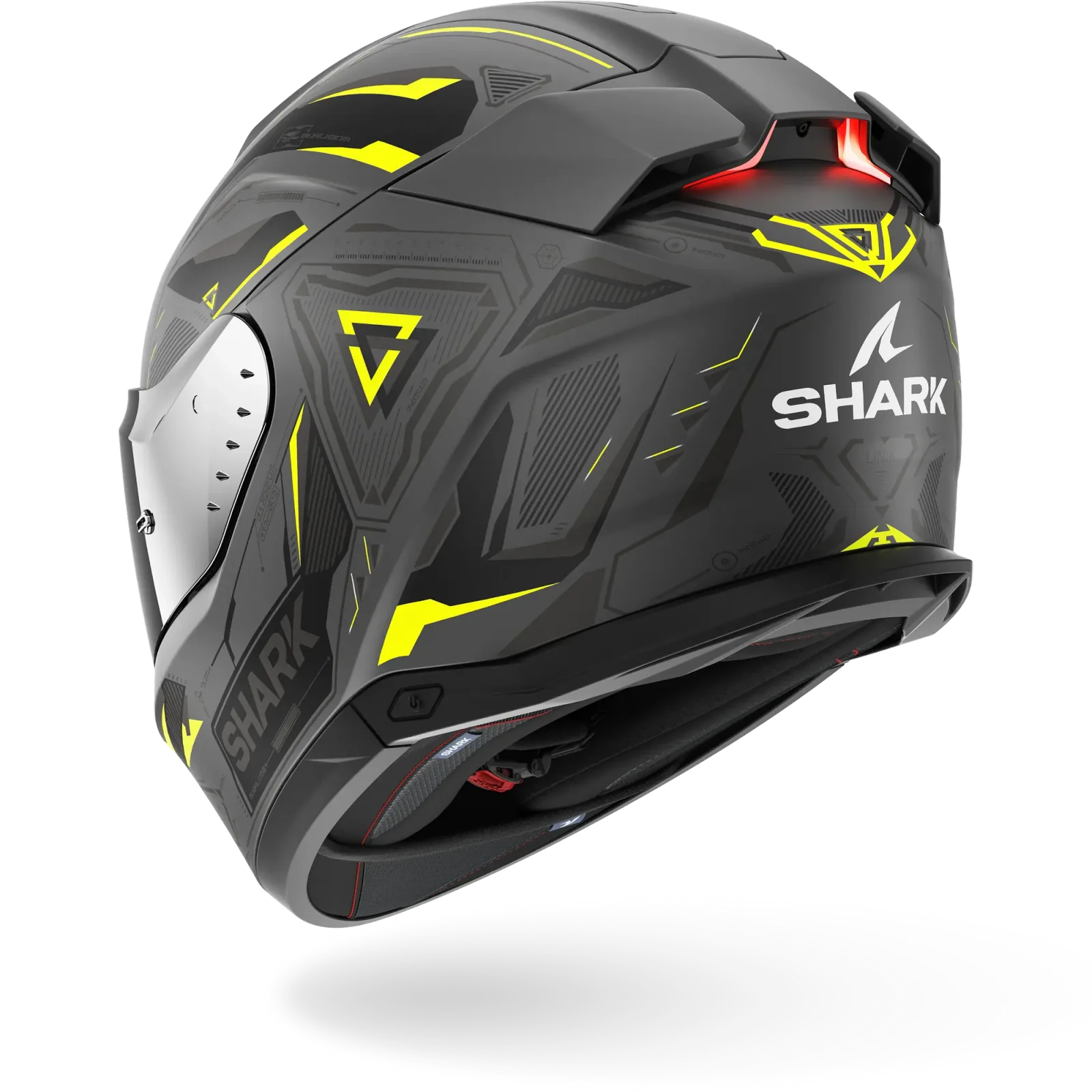 Каска Shark Skwal i3 Linik Anthracite Yellow Black Mat