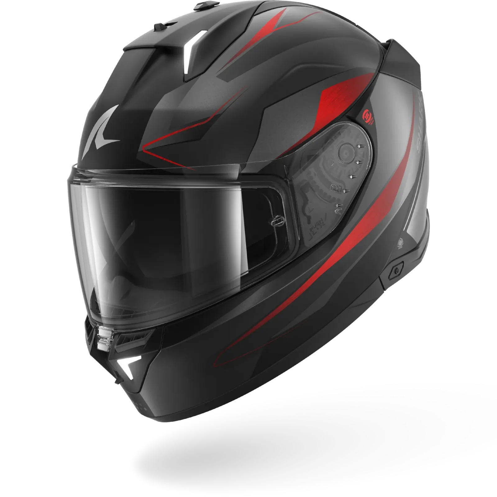 Каска Shark Skwal i3 Mekarium Black Anthracite Red Mat