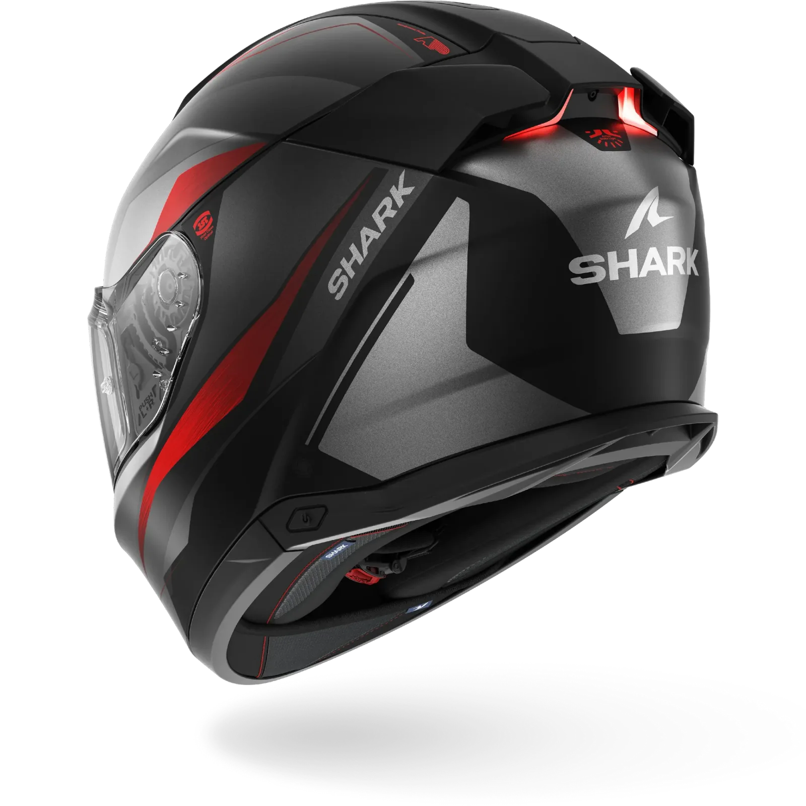 Каска Shark Skwal i3 Mekarium Black Anthracite Red Mat