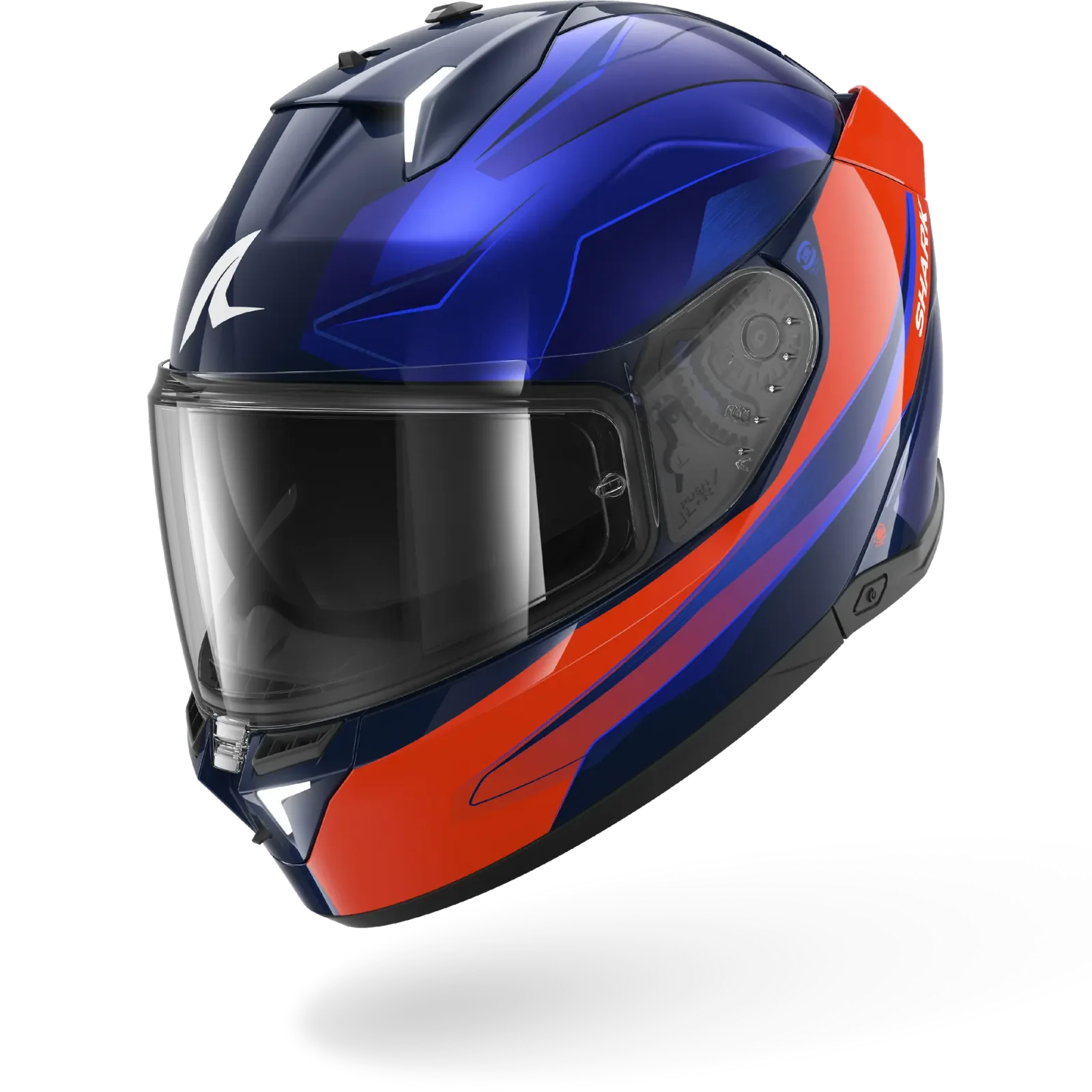 Каска Shark Skwal i3 Mekarium Blue Orange Blue