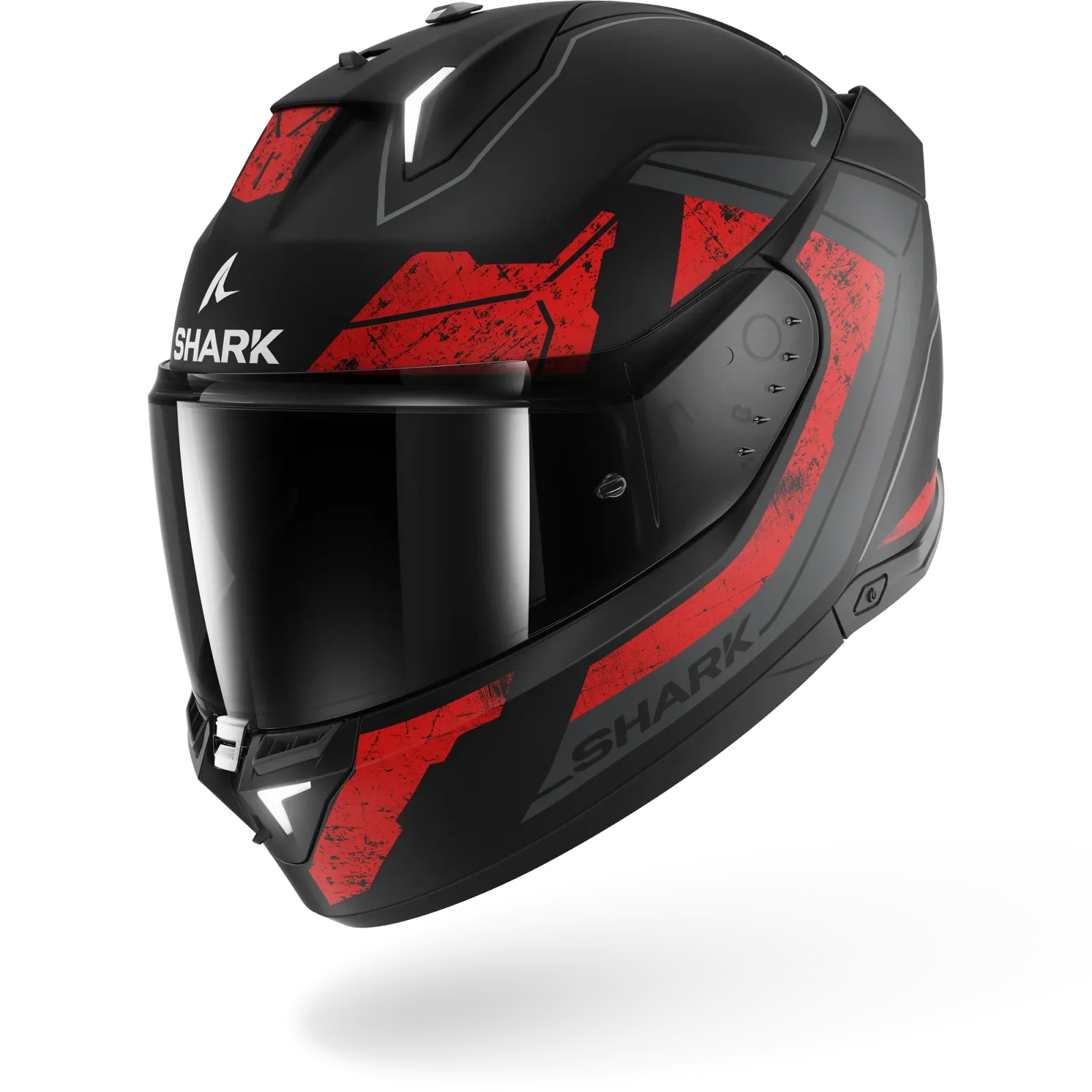 Каска Shark Skwal i3 Rhad Black Chrome Red Mat