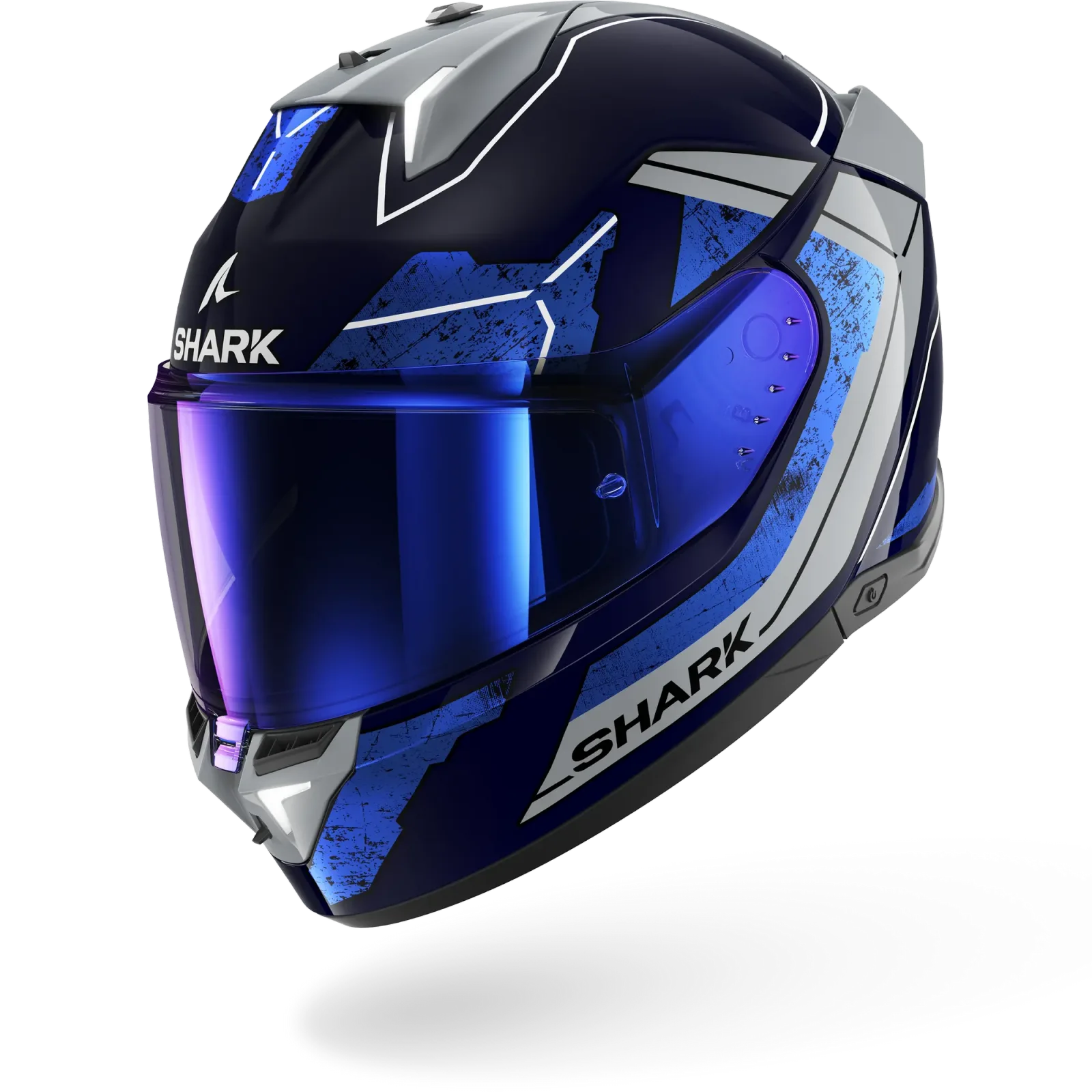Каска Shark Skwal i3 Rhad Blue Chrome Silver