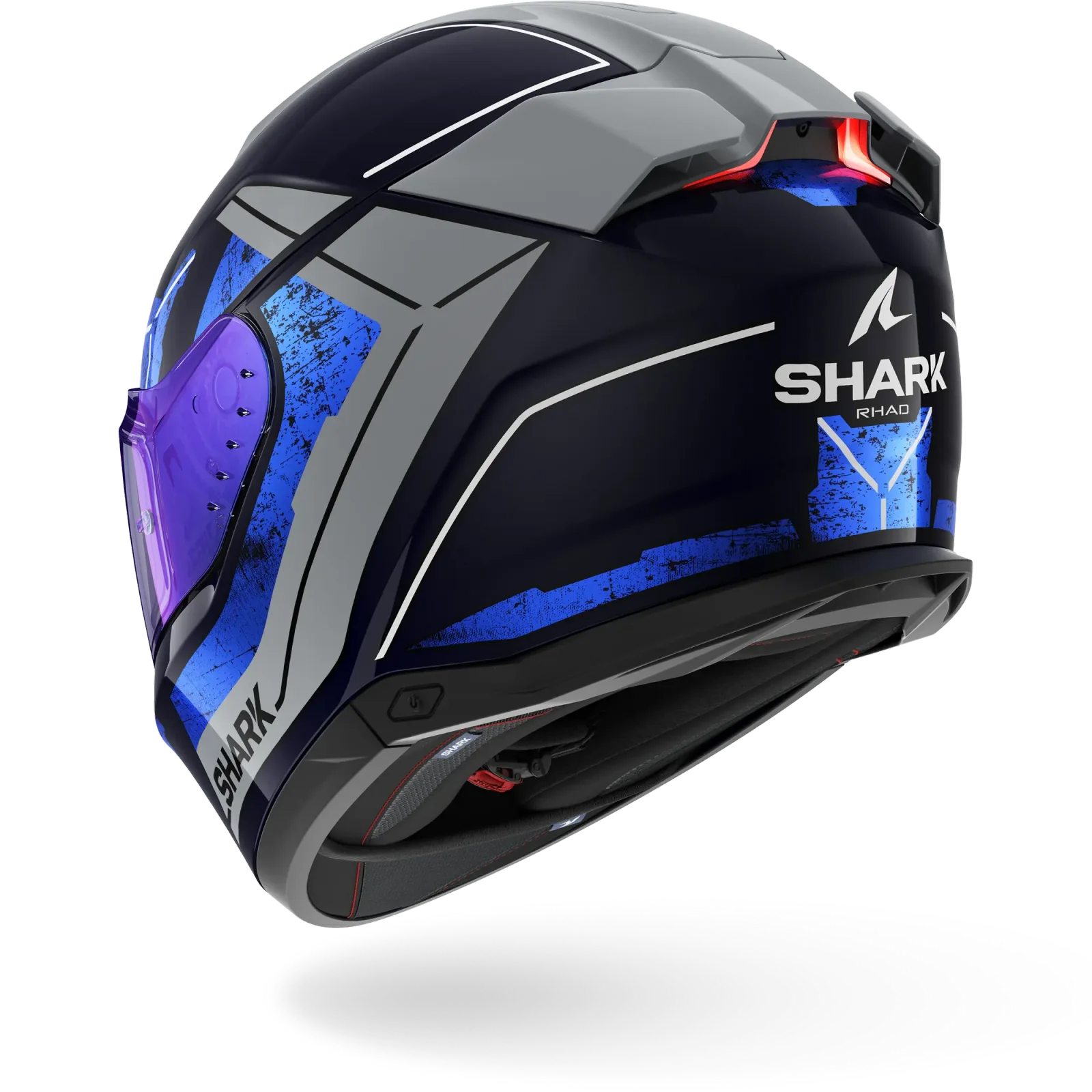 Каска Shark Skwal i3 Rhad Blue Chrome Silver