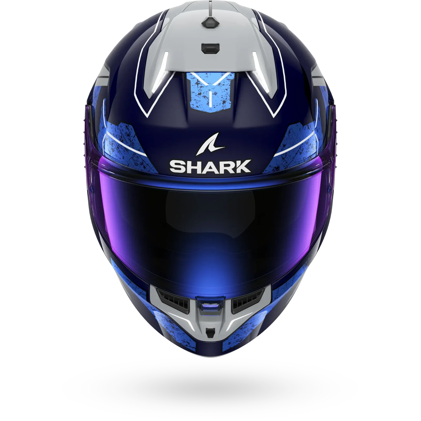 Каска Shark Skwal i3 Rhad Blue Chrome Silver