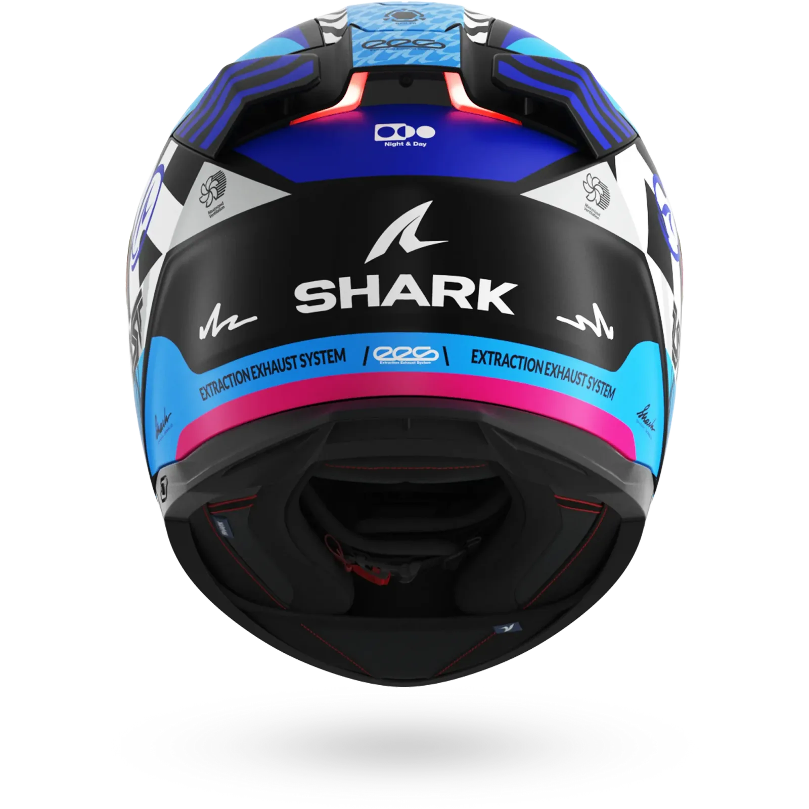 Каска Shark Skwal i3 Speed-Fancy Black White Blue Mat