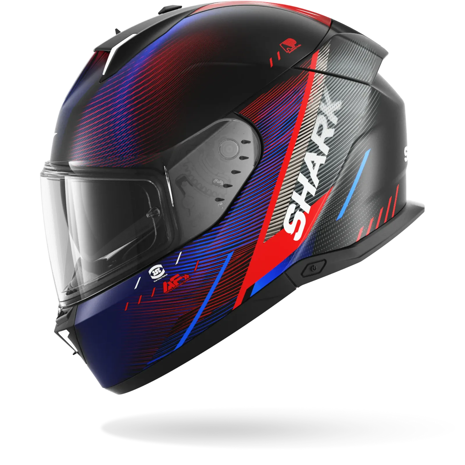 Каска Shark Skwal i3 Speed-Tech Black Red Blue Mat