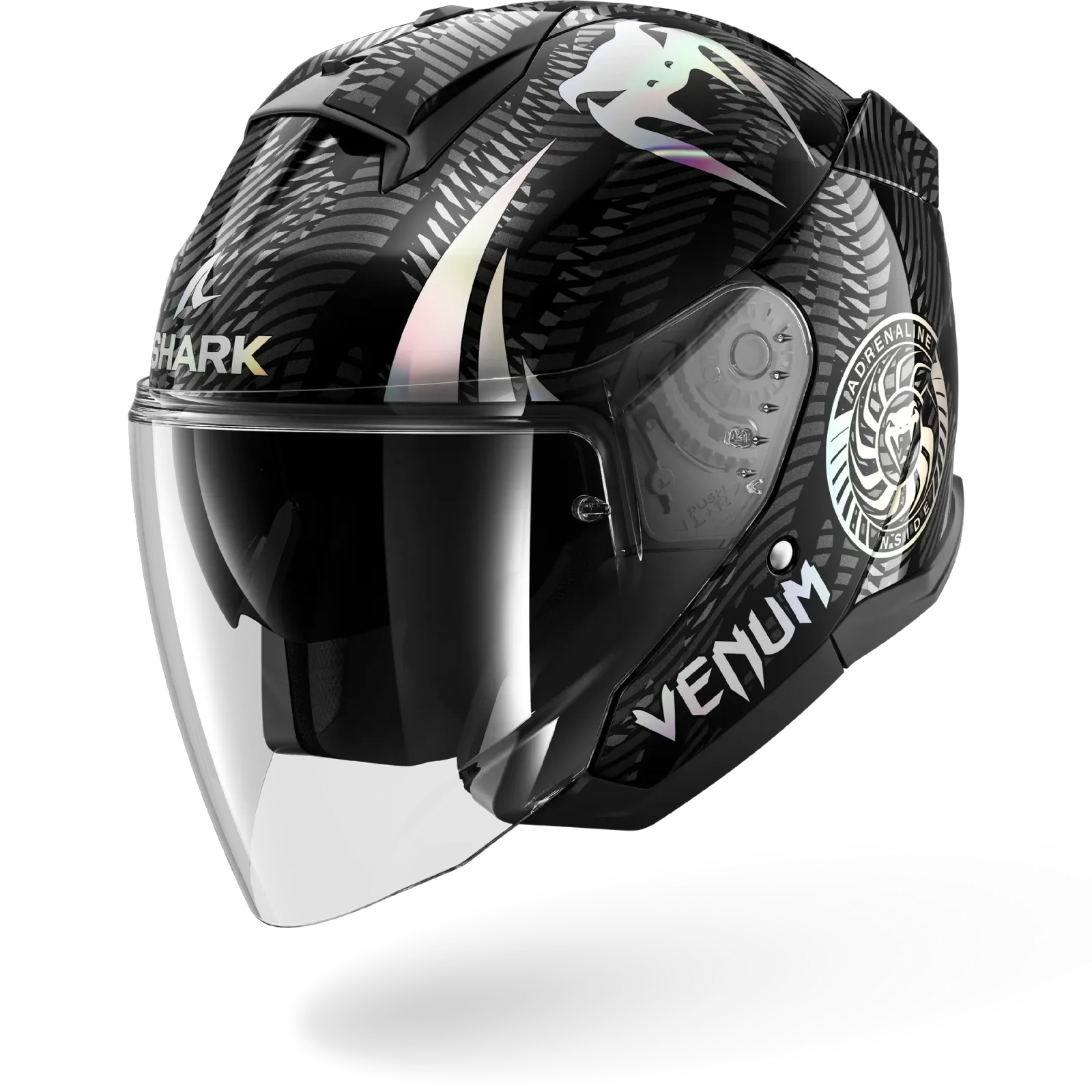 Каска Shark Skwal Jet Venum Black Chrom Anthracite