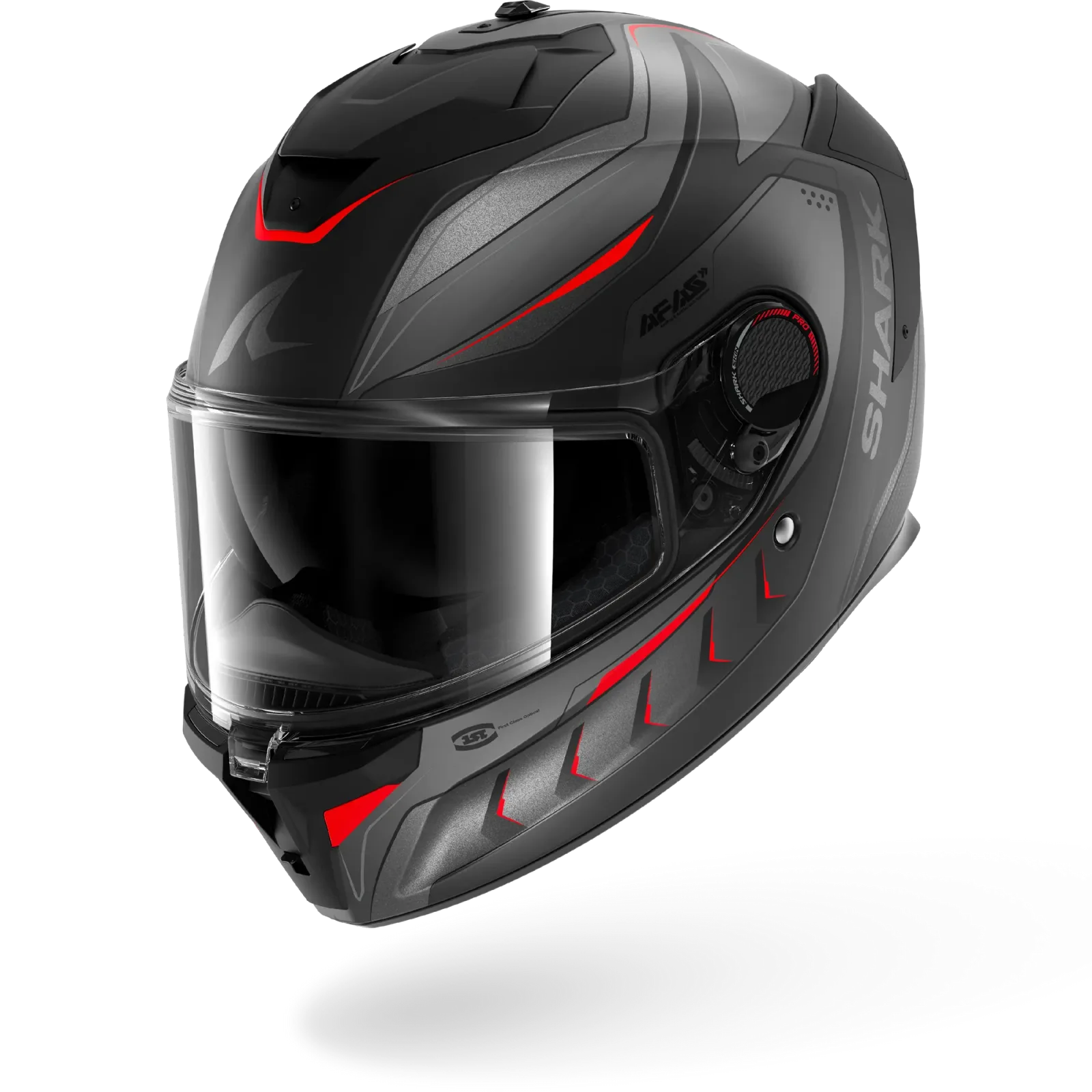Каска Shark Spartan GT Pro Carbon Mekarium Anthracite Red Mat