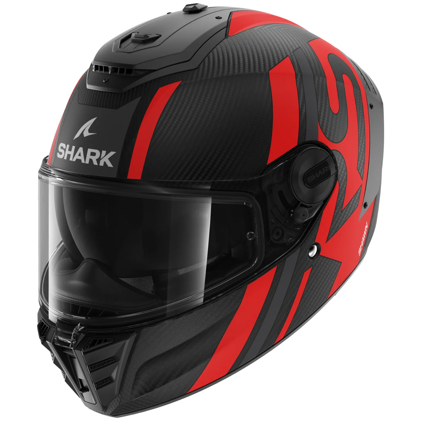 Каска Shark Spartan RS Carbon Shawn Anthracite Red Mat