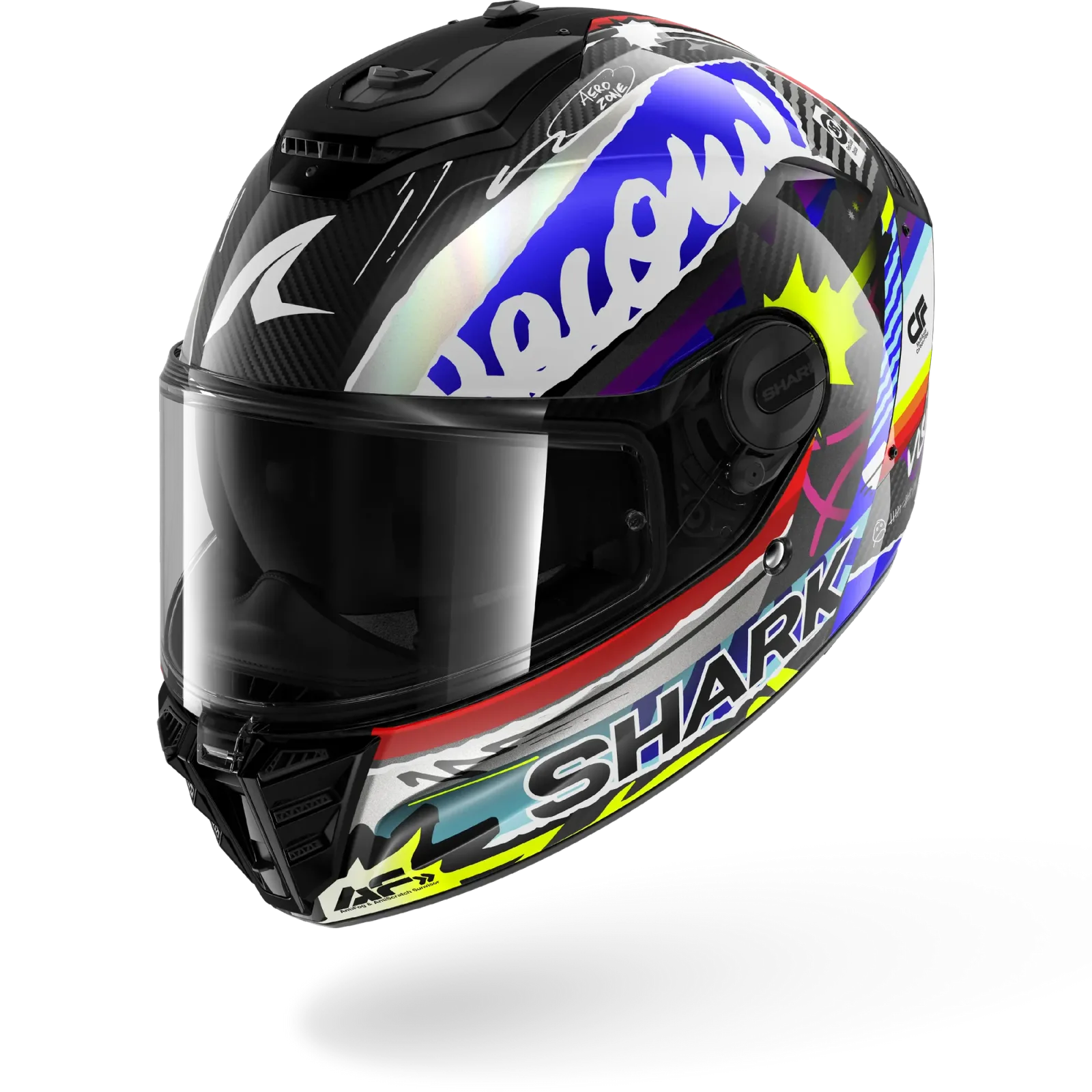Каска Shark Spartan RS Carbon Streetrush Blue Chrom