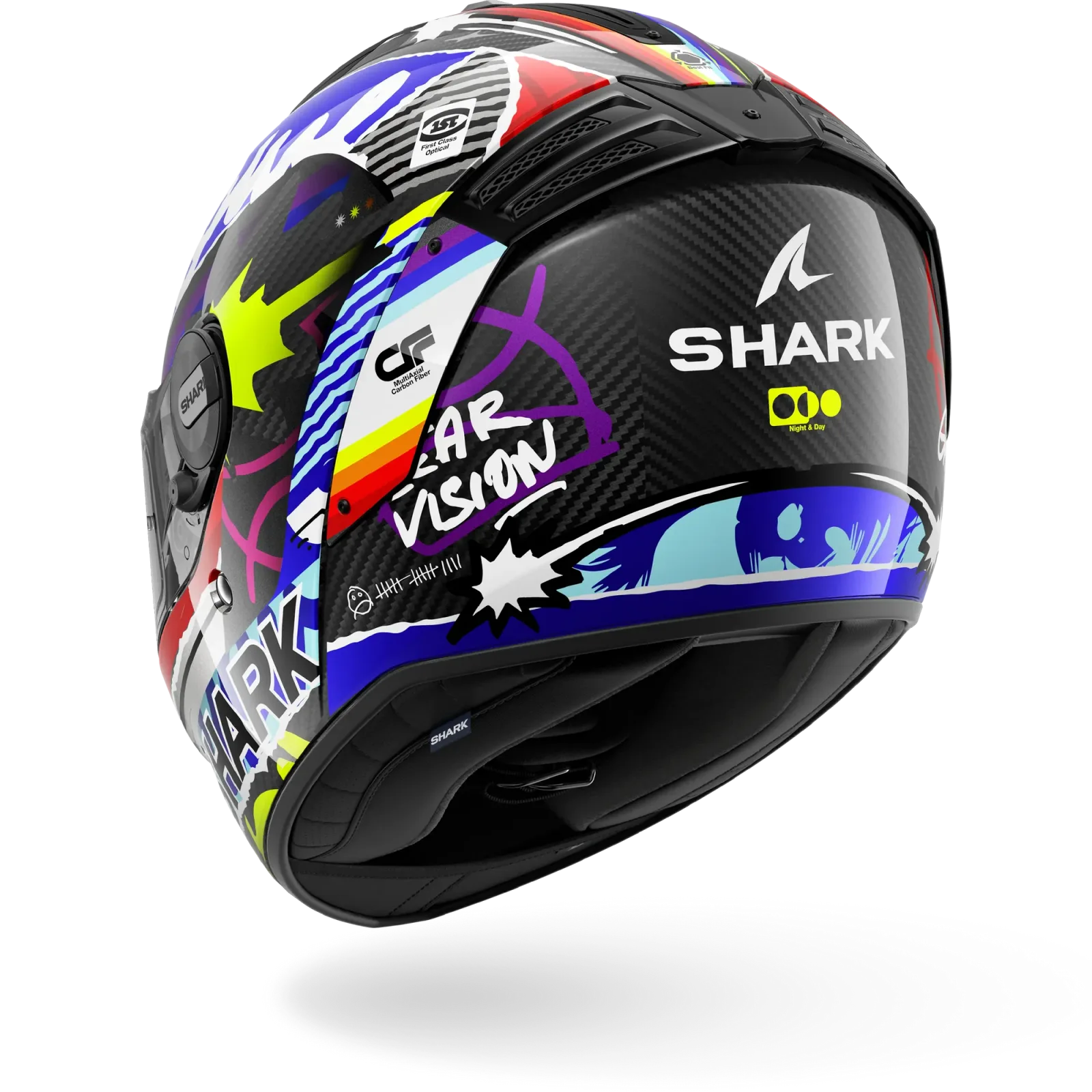 Каска Shark Spartan RS Carbon Streetrush Blue Chrom