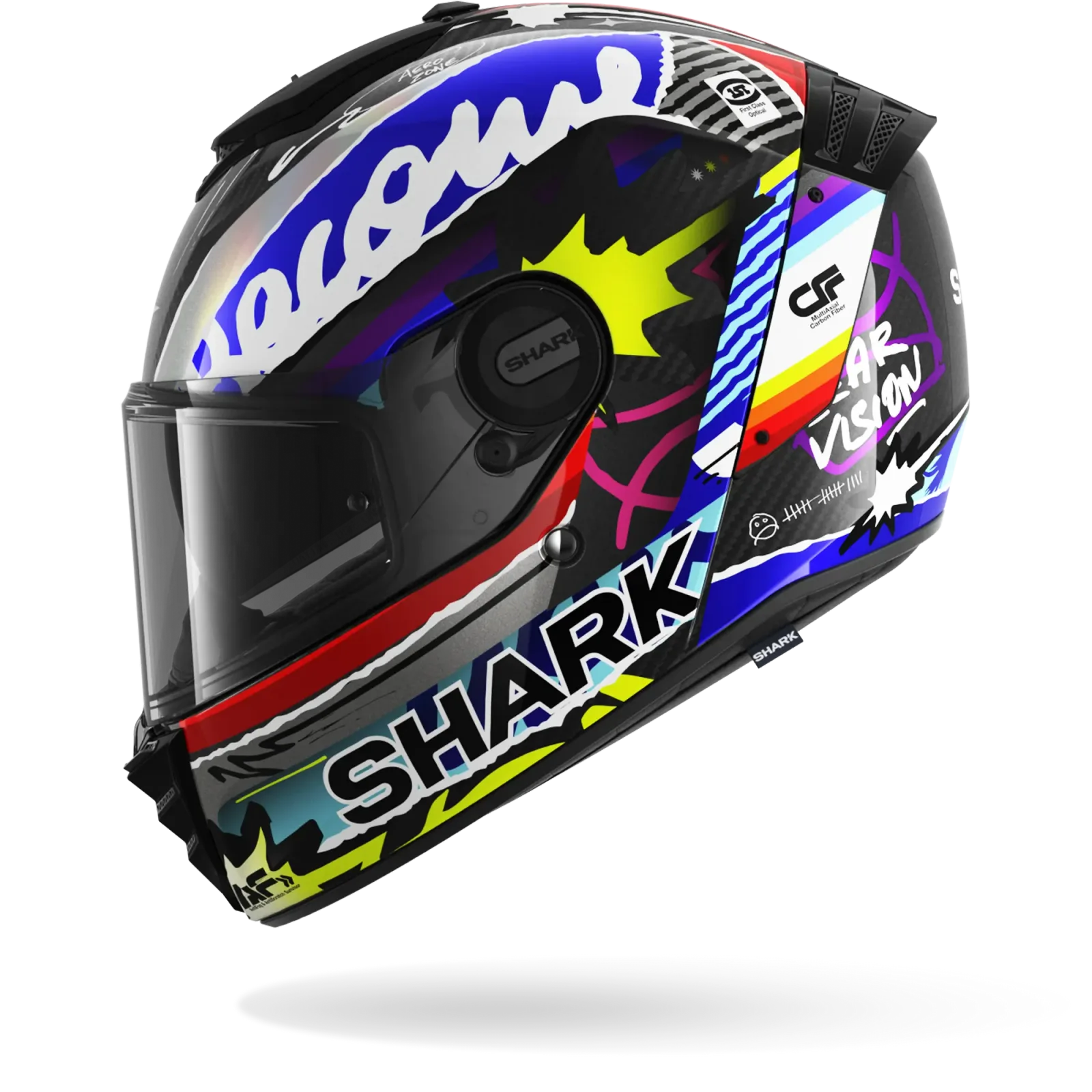 Каска Shark Spartan RS Carbon Streetrush Blue Chrom