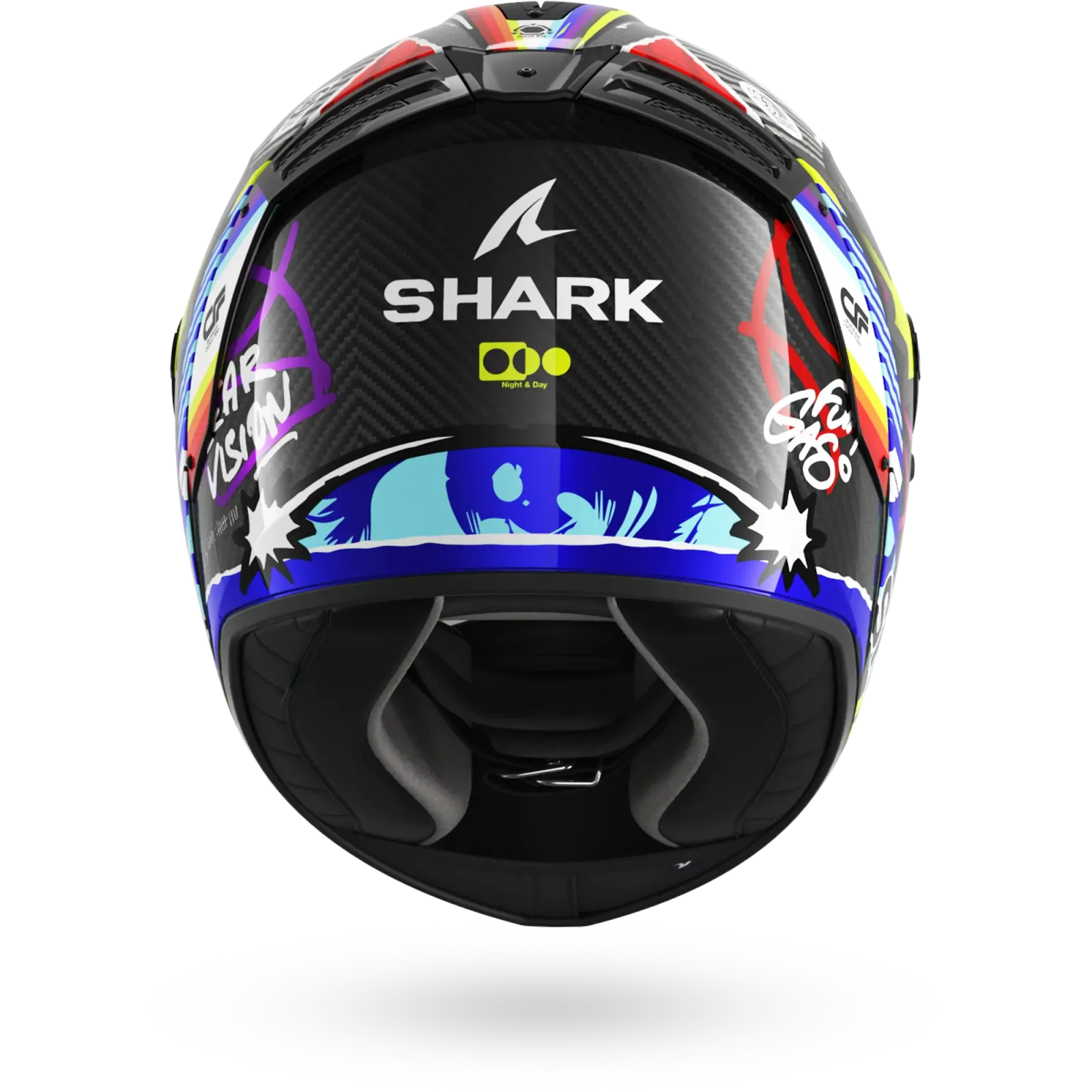 Каска Shark Spartan RS Carbon Streetrush Blue Chrom