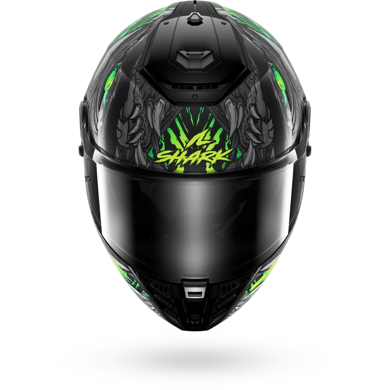 Каска Shark Spartan RS Shaytan Black Green Anthracite