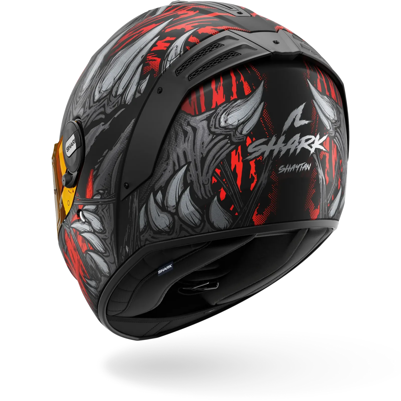 Каска Shark Spartan RS Shaytan Black Red Anthracite Mat