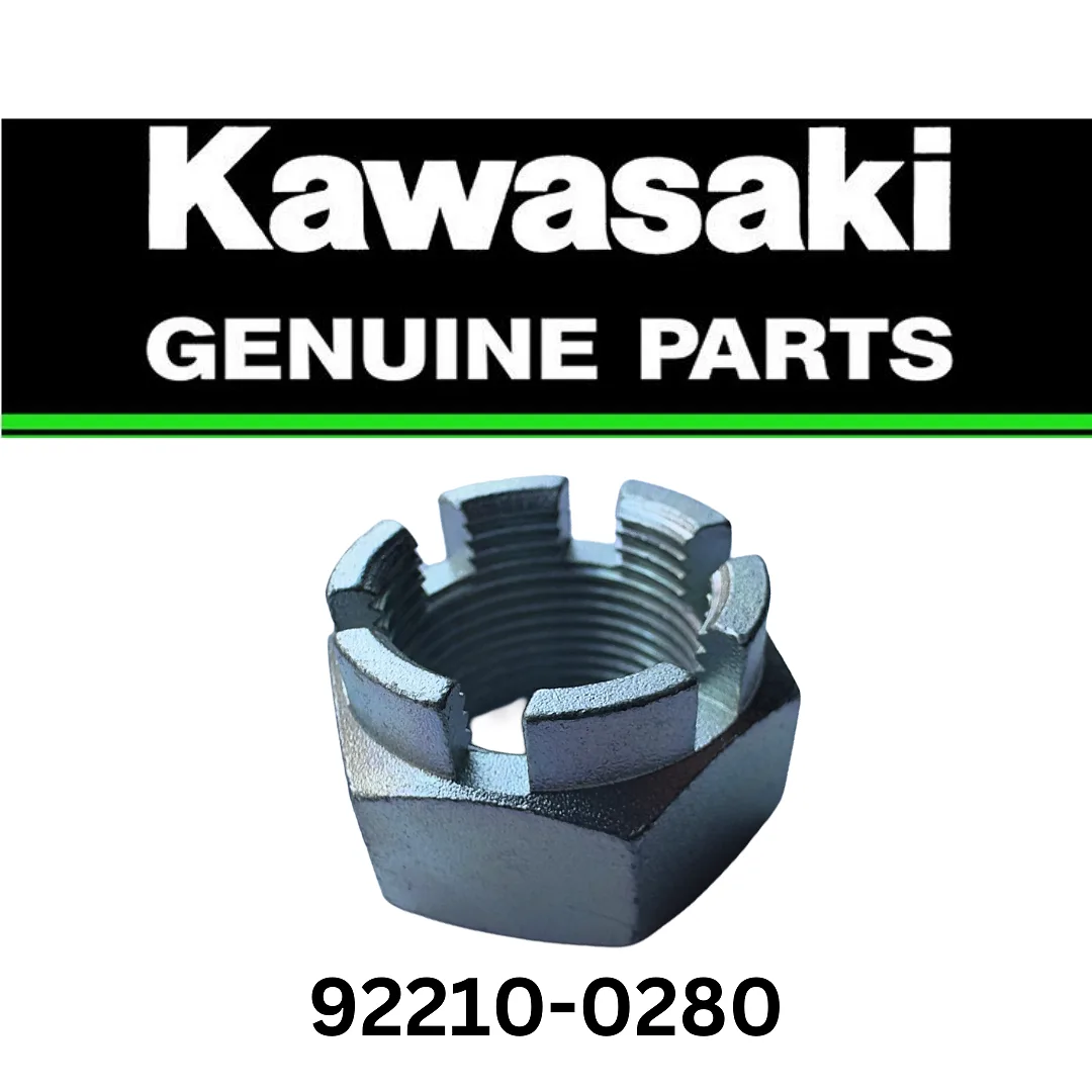 Kawasaki OEM гайка задна ос 922100280