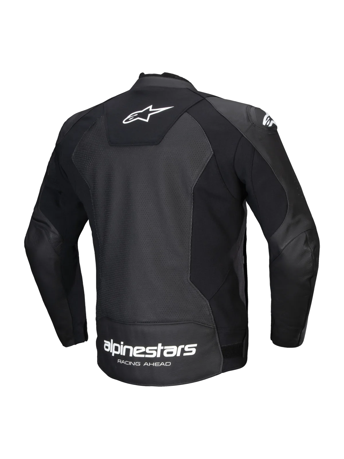 Кожено яке Alpinestars Faster V3 Airflow Black White