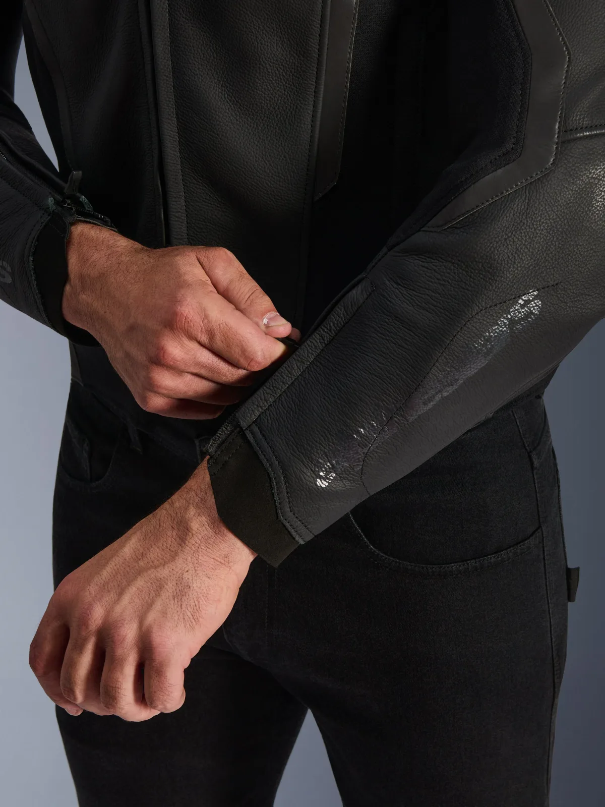 Кожено яке Alpinestars GP Force V2 Black Black