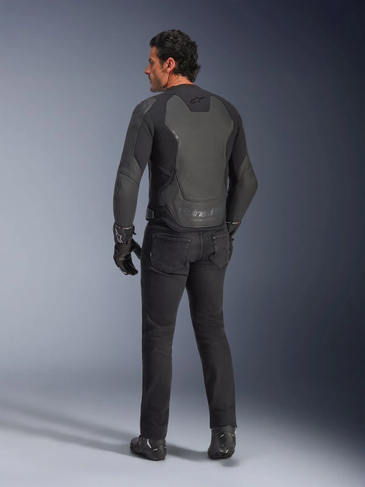 Кожено яке Alpinestars GP Force V2 Black Black