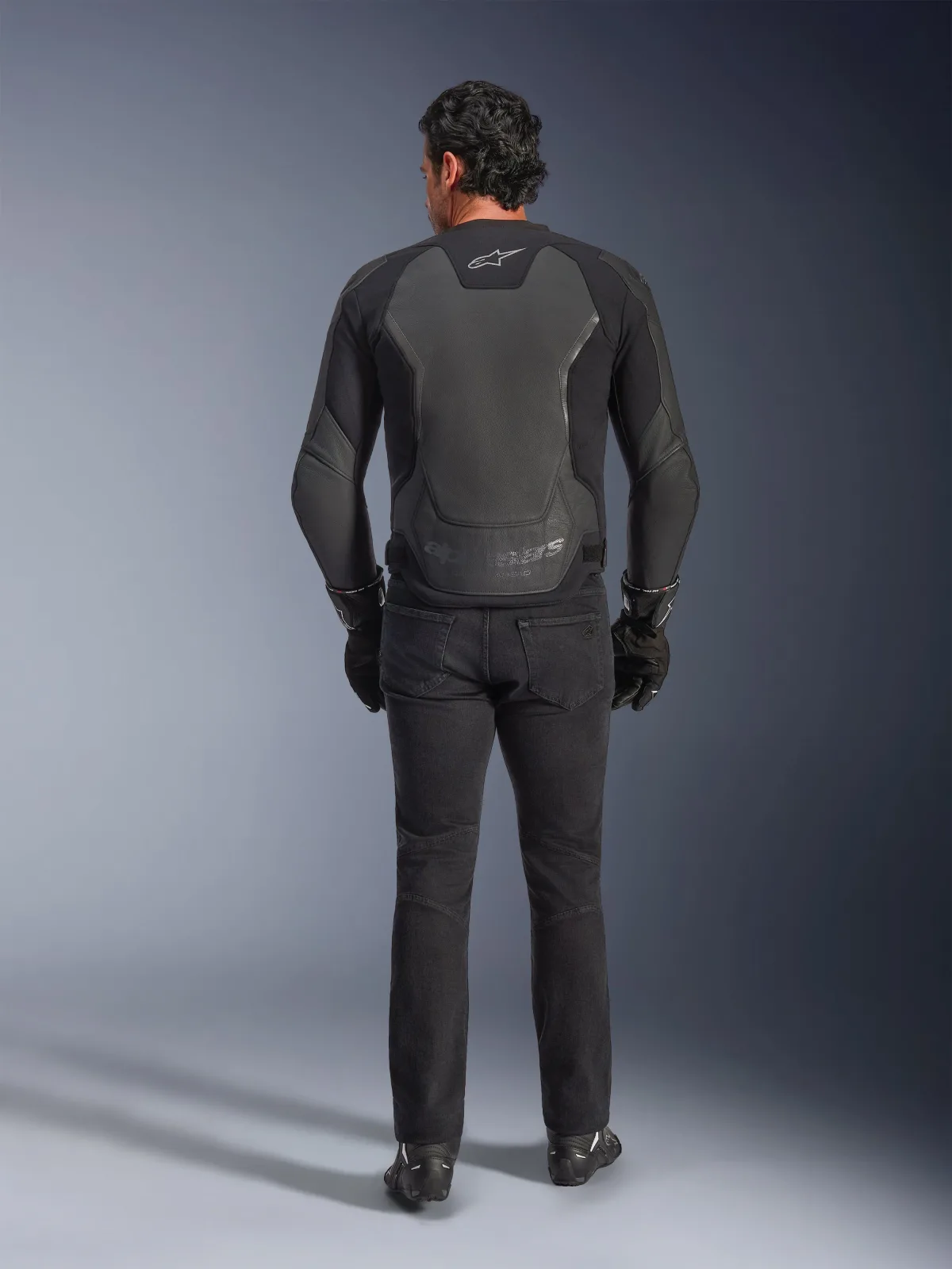 Кожено яке Alpinestars GP Force V2 Black Black