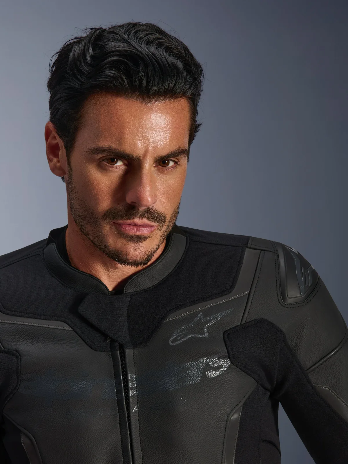 Кожено яке Alpinestars GP Force V2 Black Black