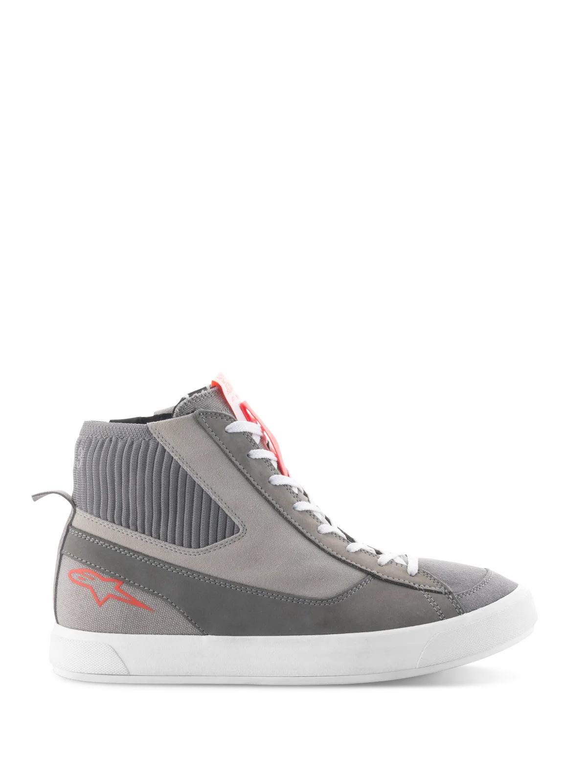 Мото обувки Alpinestars Stated Light Gray Red Fluo White