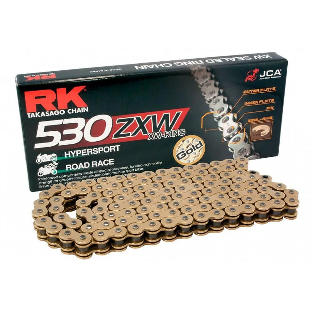 Верига RK 530ZXW – златна