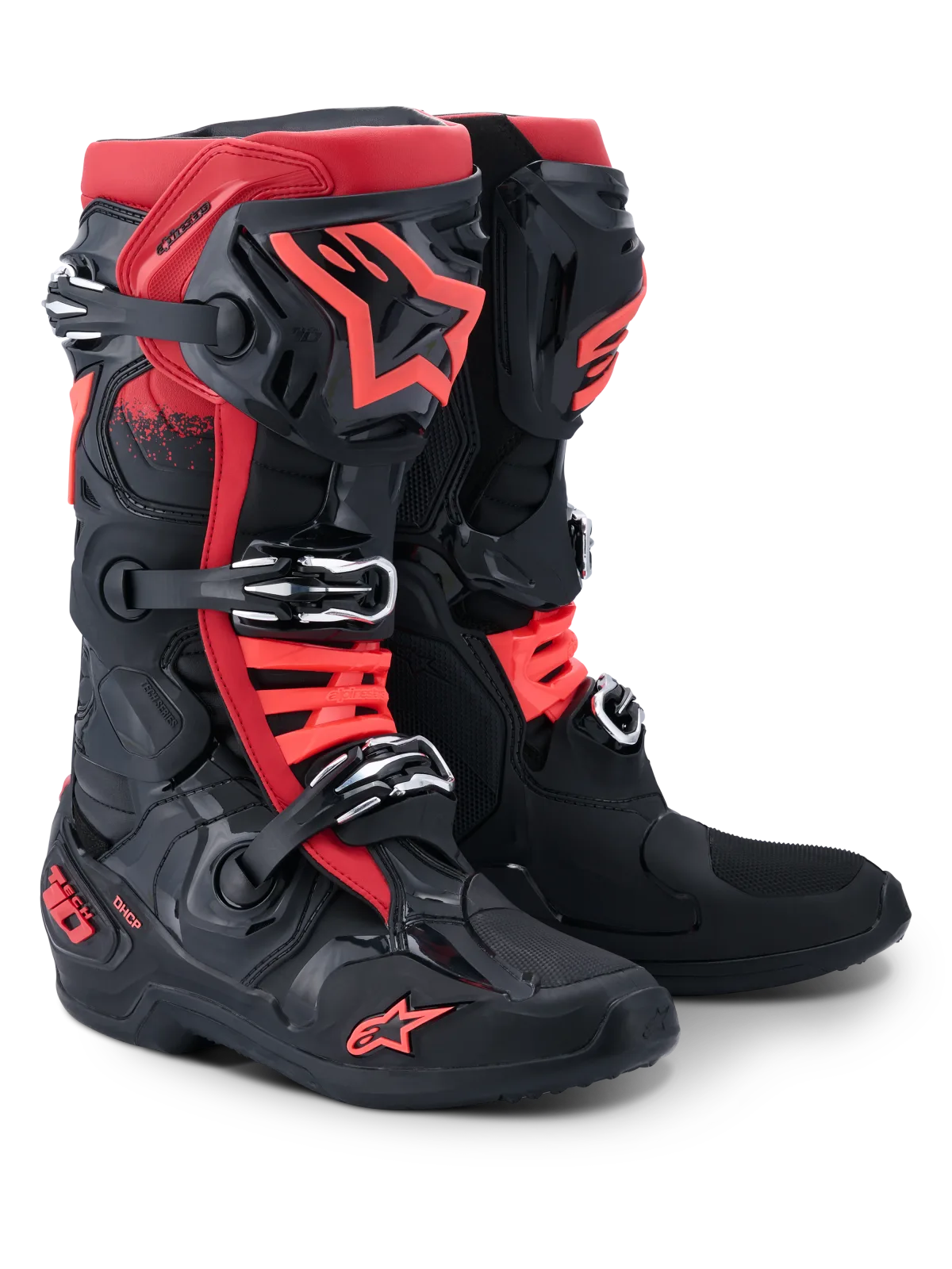 Мотокрос ботуши Alpinestars Tech 10 Black Red