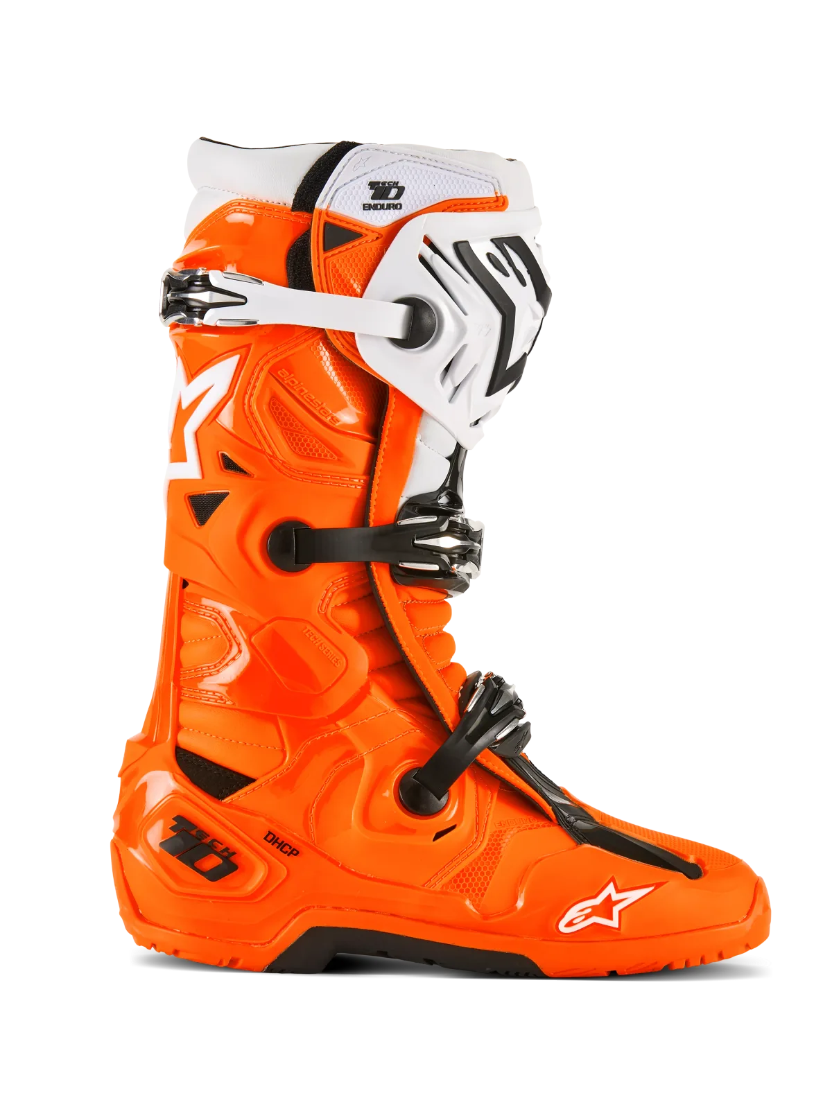 Мотокрос ботуши Alpinestars Tech 10 Enduro Orange Fluo Black White