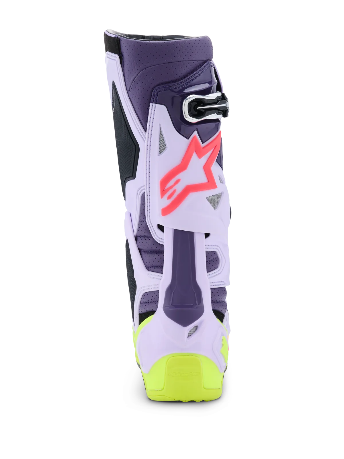 Мотокрос ботуши Alpinestars Tech 10 Supervented Purple Yellow Fluo Diva Pink