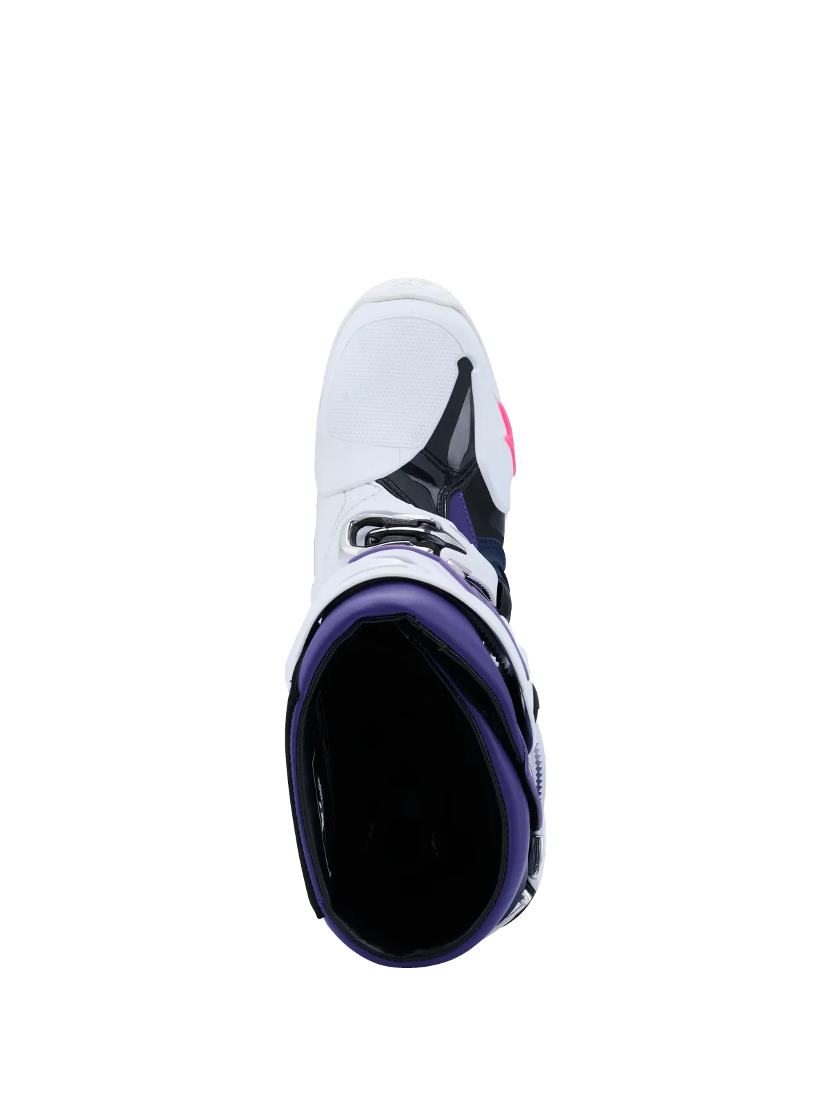 Мотокрос ботуши Alpinestars Tech 10 White Violet Navy Blue Pink Fluo