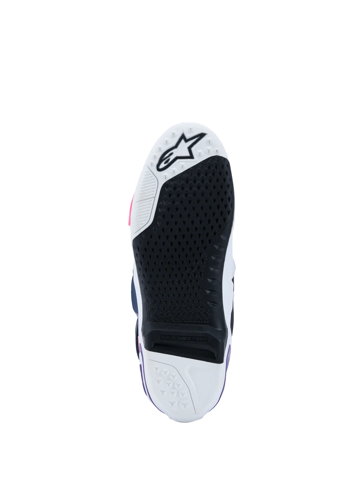 Мотокрос ботуши Alpinestars Tech 10 White Violet Navy Blue Pink Fluo