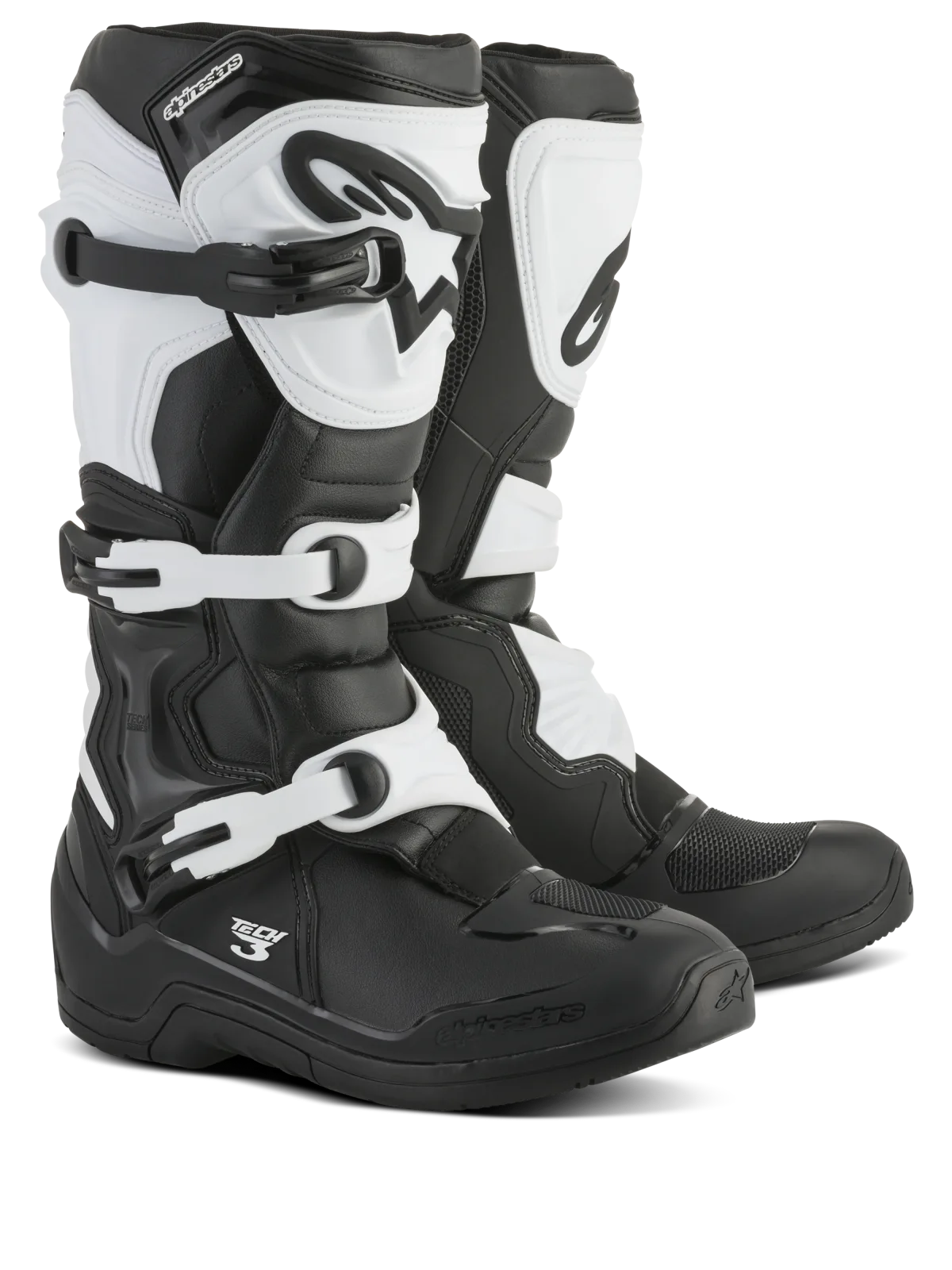 Мотокрос ботуши Alpinestars Tech 3 Black White
