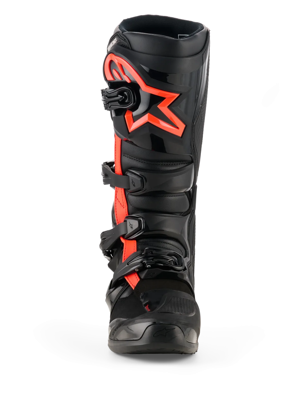 Мотокрос ботуши Alpinestars Tech 7 Black Red Fluo