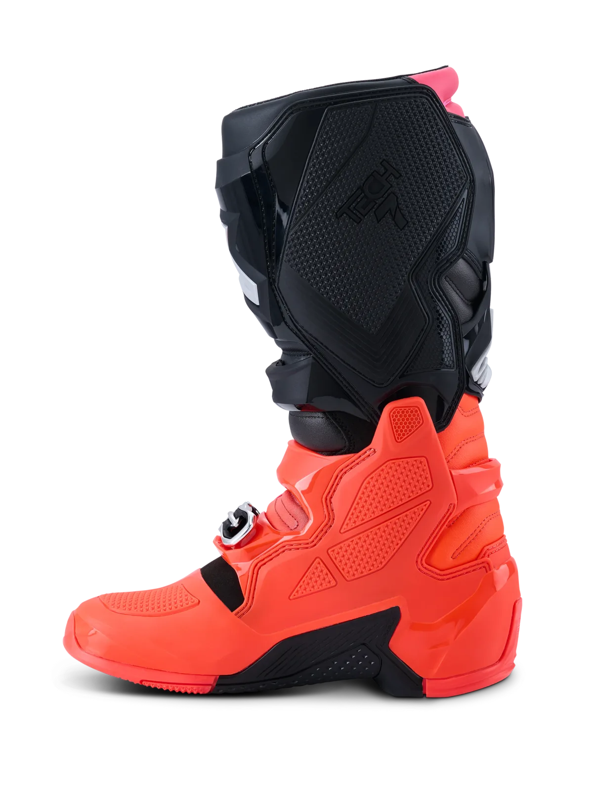 Мотокрос ботуши Alpinestars Tech 7 Black Red Fluo Pink Fluo