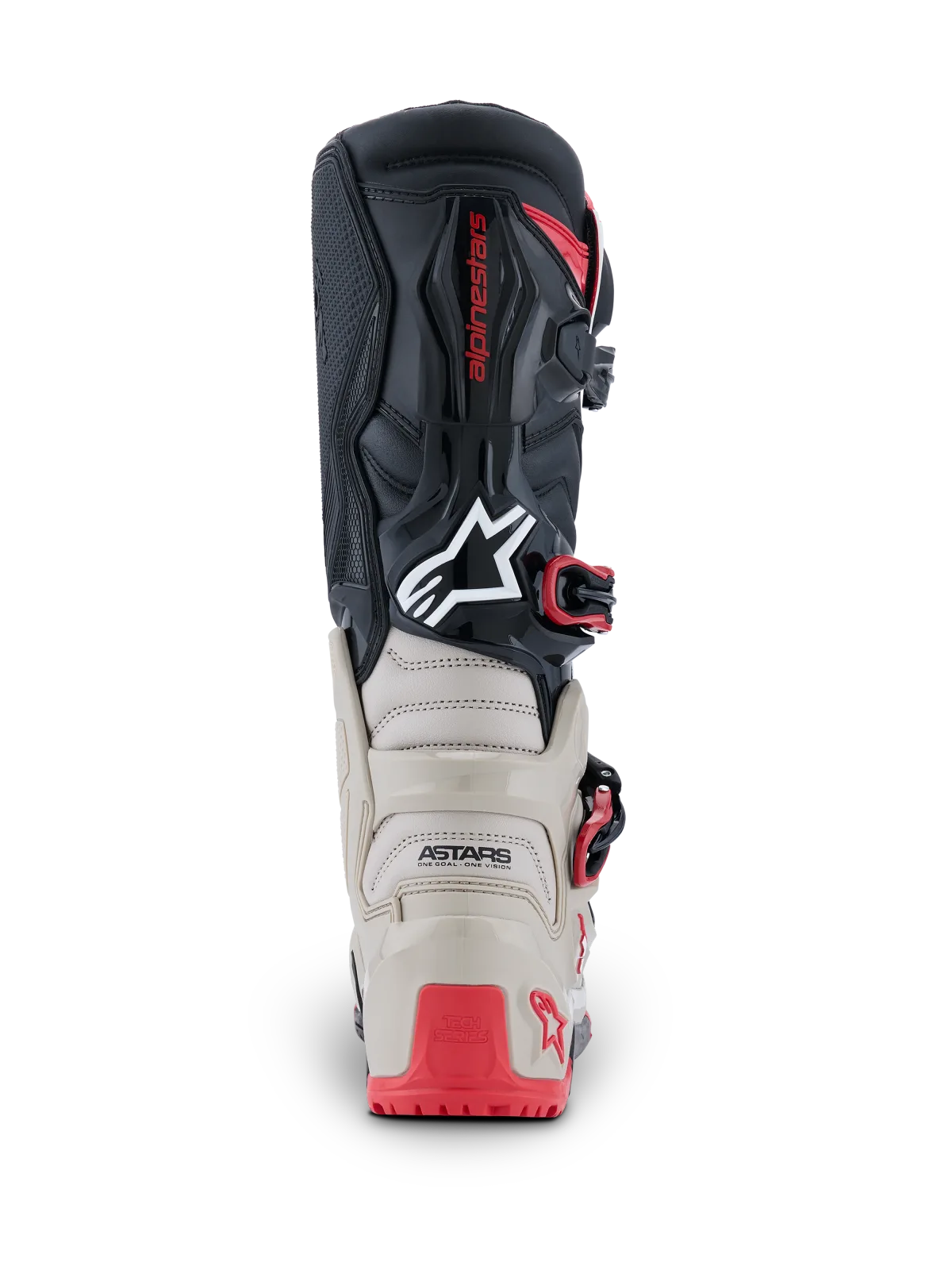 Мотокрос ботуши Alpinestars Tech 7 Enduro Black Light Gray Bright Red