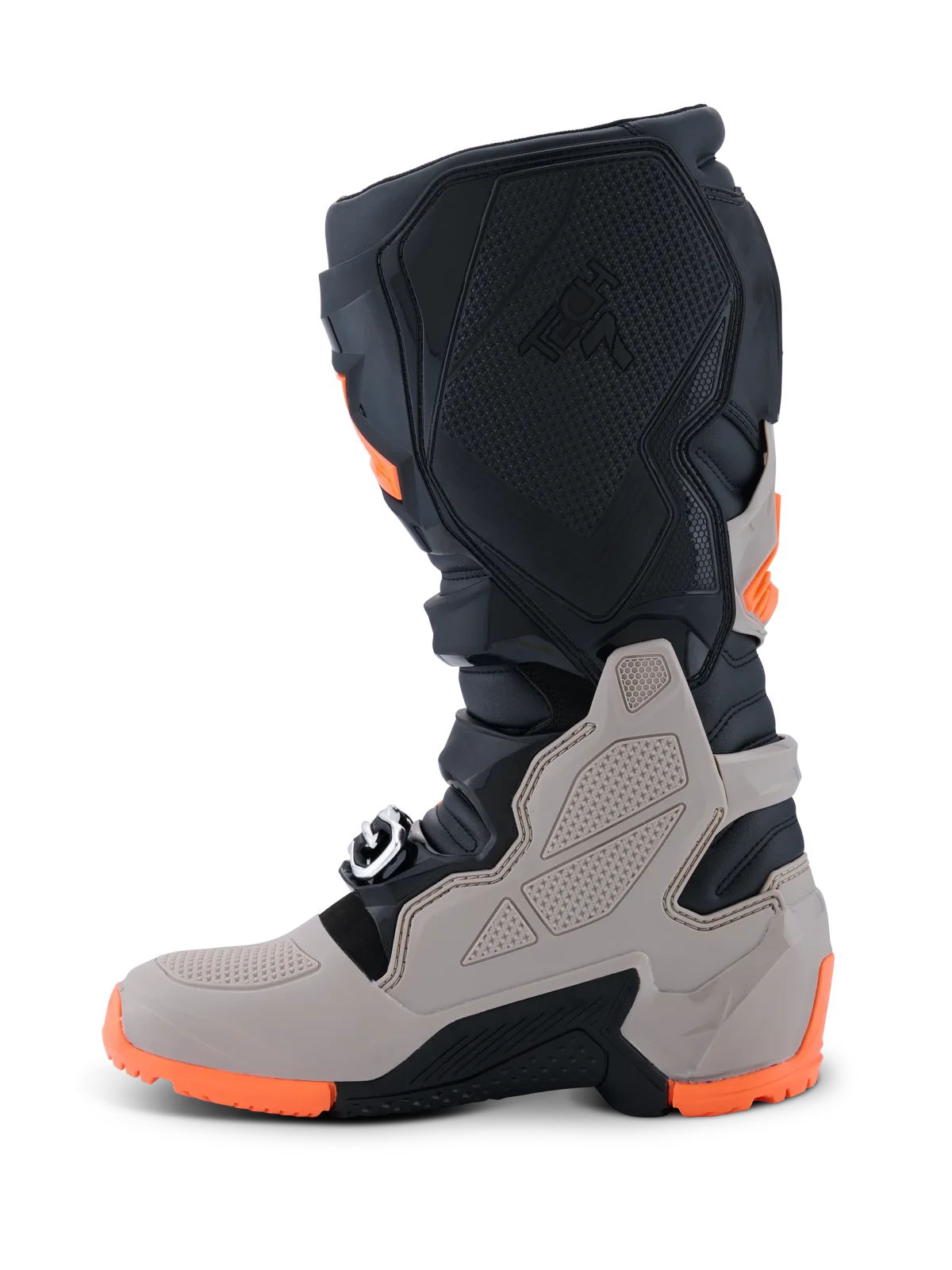 Мотокрос ботуши Alpinestars Tech 7 Enduro Black Warm Gray Orange Fluo