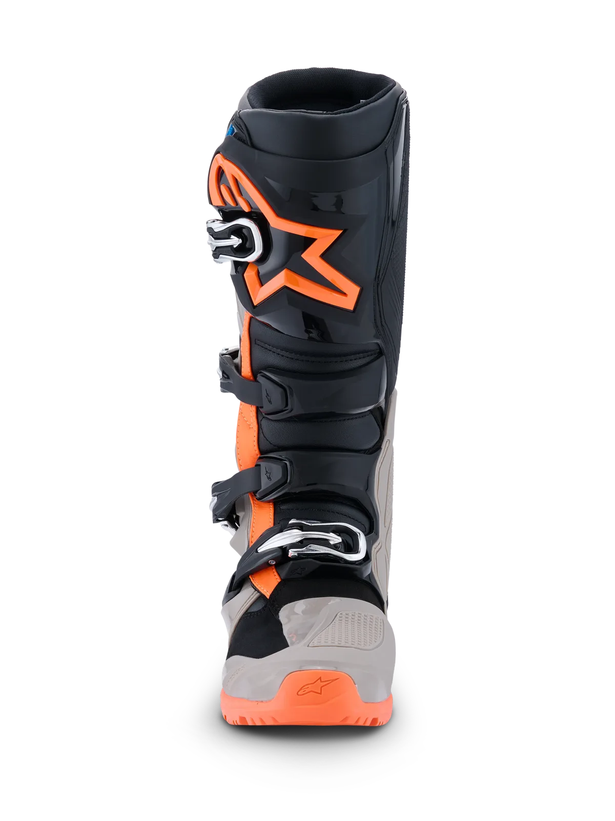 Мотокрос ботуши Alpinestars Tech 7 Enduro Black Warm Gray Orange Fluo