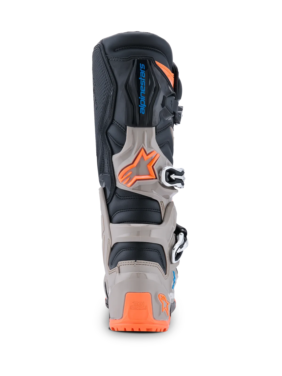 Мотокрос ботуши Alpinestars Tech 7 Enduro Black Warm Gray Orange Fluo