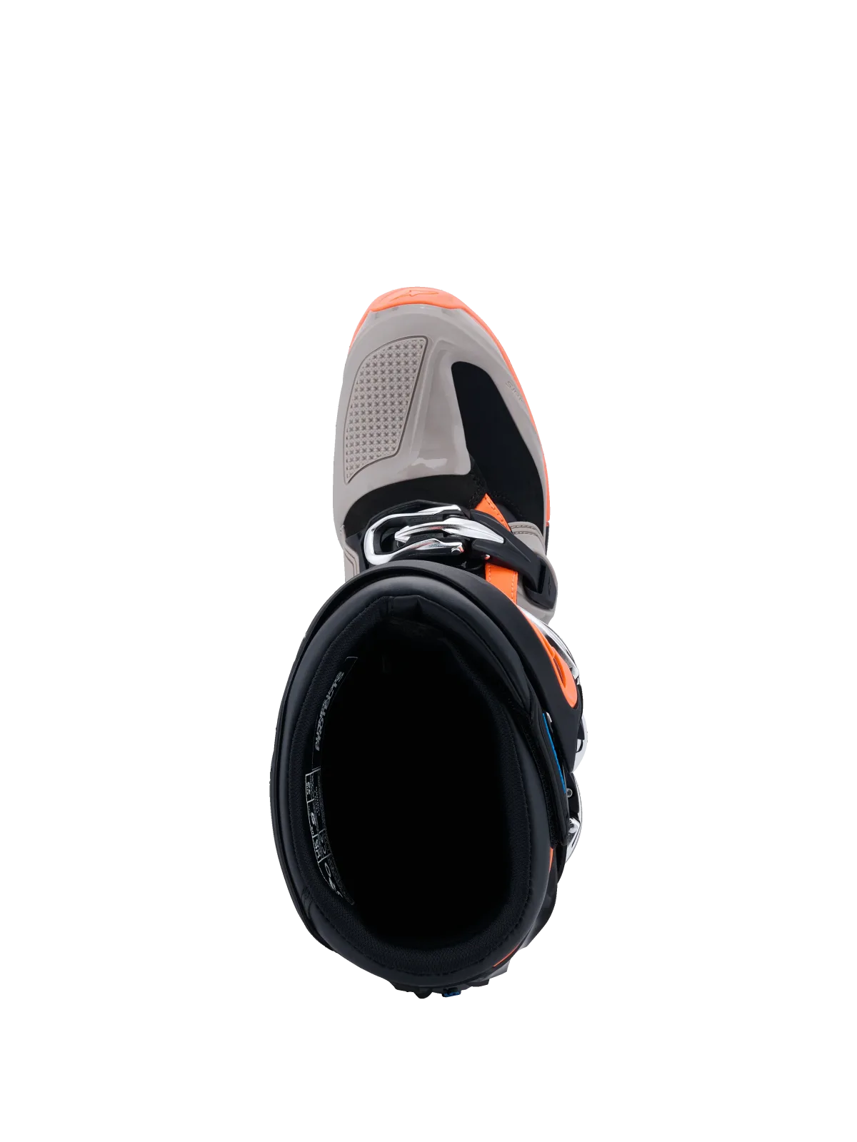 Мотокрос ботуши Alpinestars Tech 7 Enduro Black Warm Gray Orange Fluo