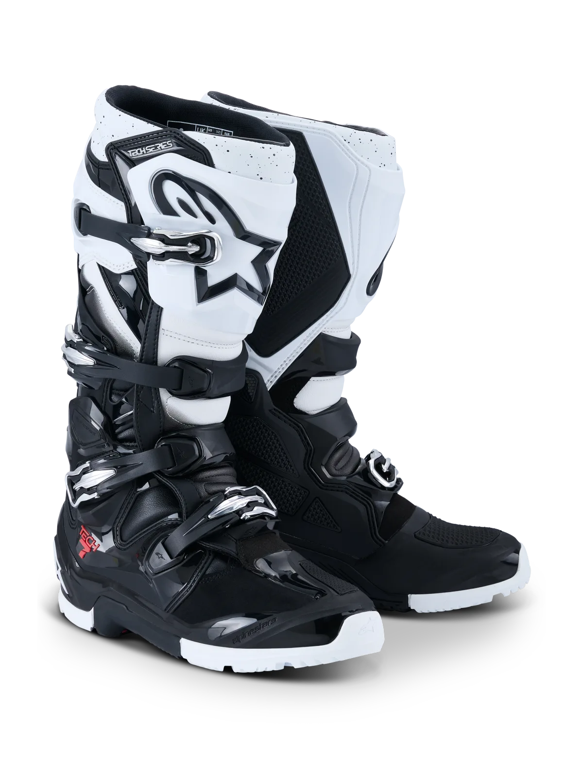 Мотокрос ботуши Alpinestars Tech 7 Enduro Black White